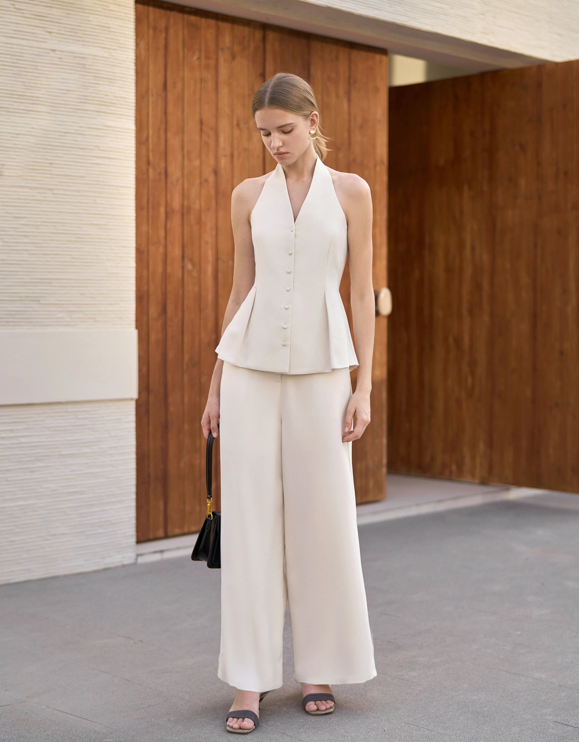Loose Fit Wide-leg Pants - Image 2