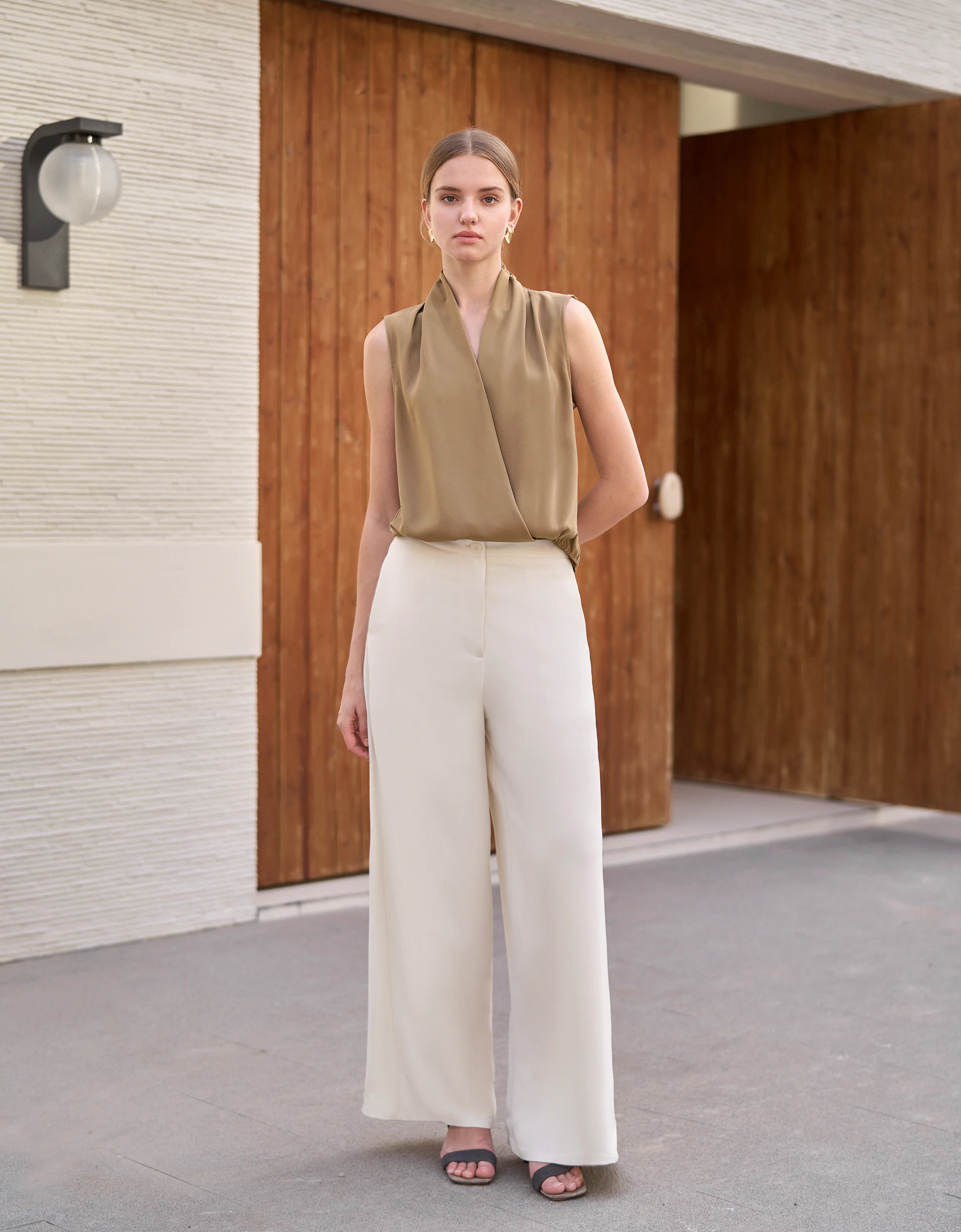 Loose Fit Wide-leg Pants - Image 6