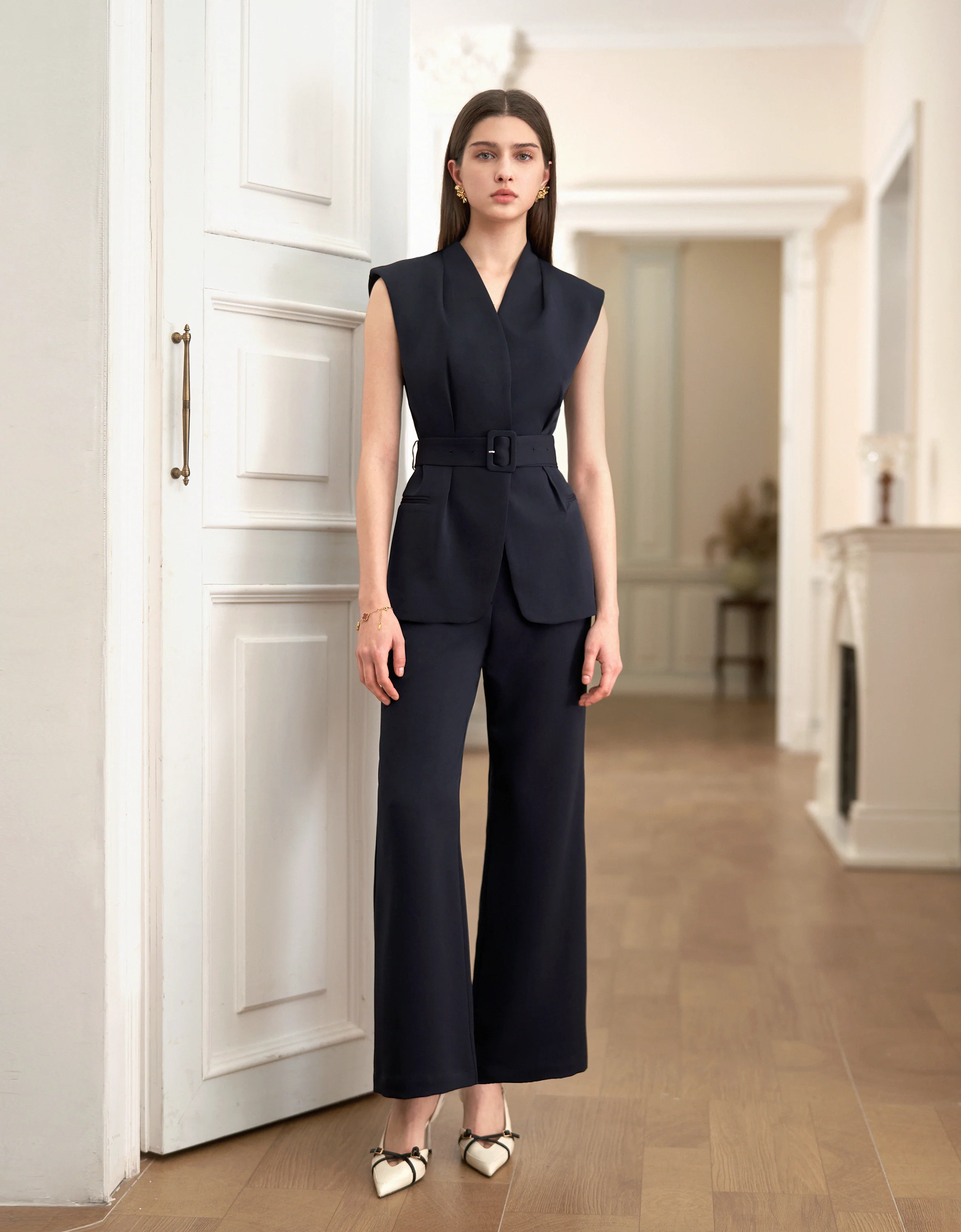 Loose Fit Wide Leg Pants - Image 7