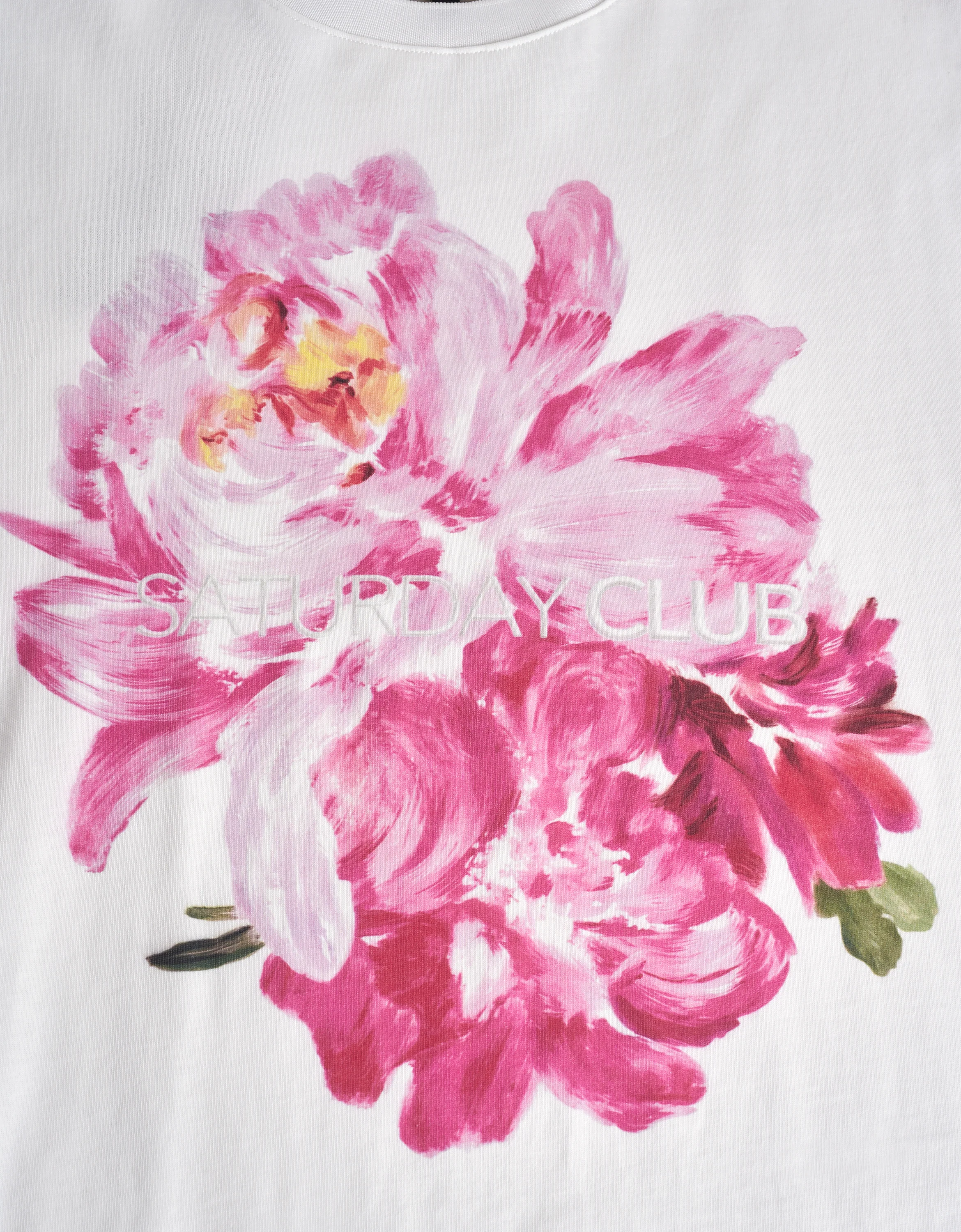 Men's Floral Print Logo T-Shirt - Image 8