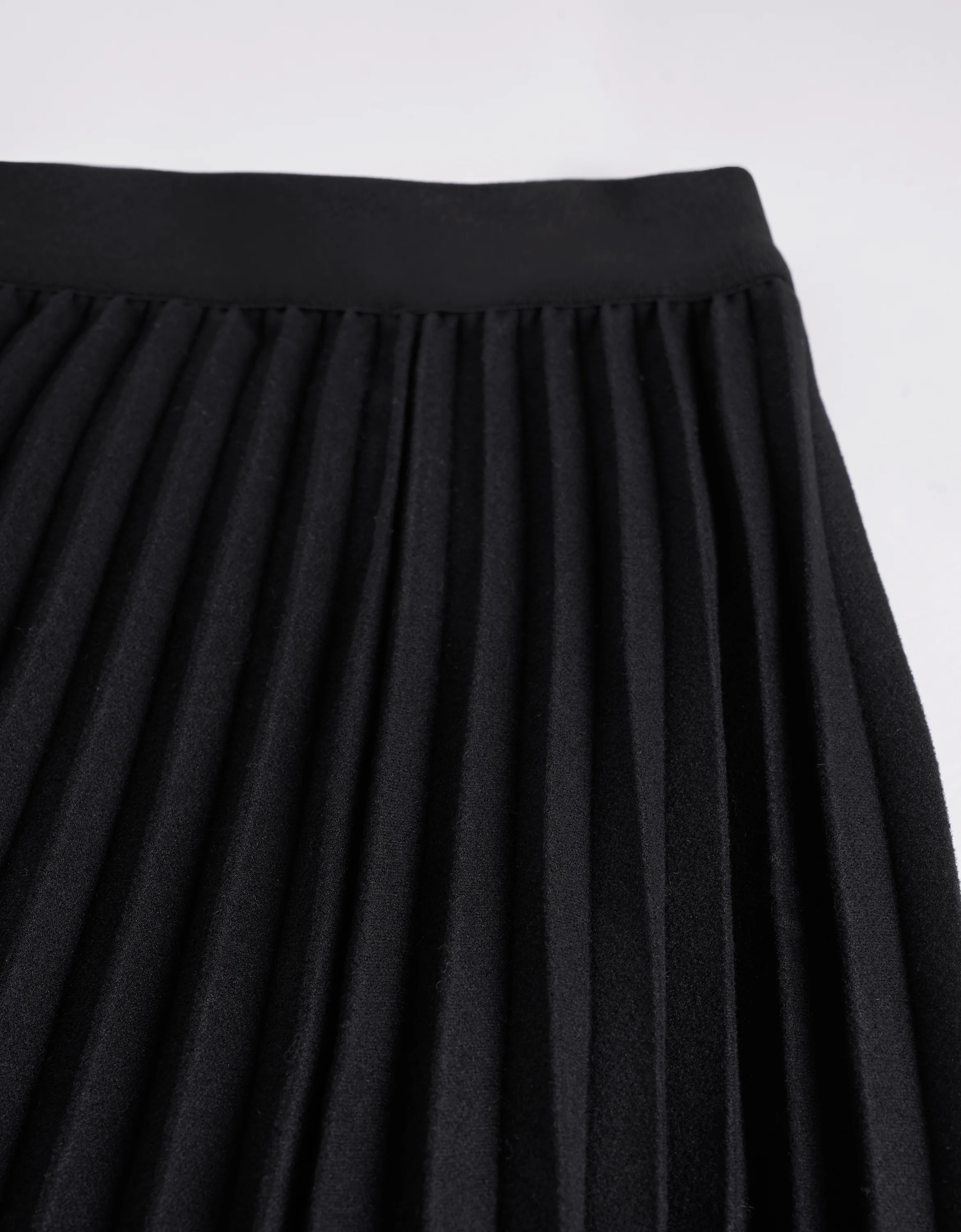 Mesh Layer Reversible Pleated A-line Skirt - Image 8