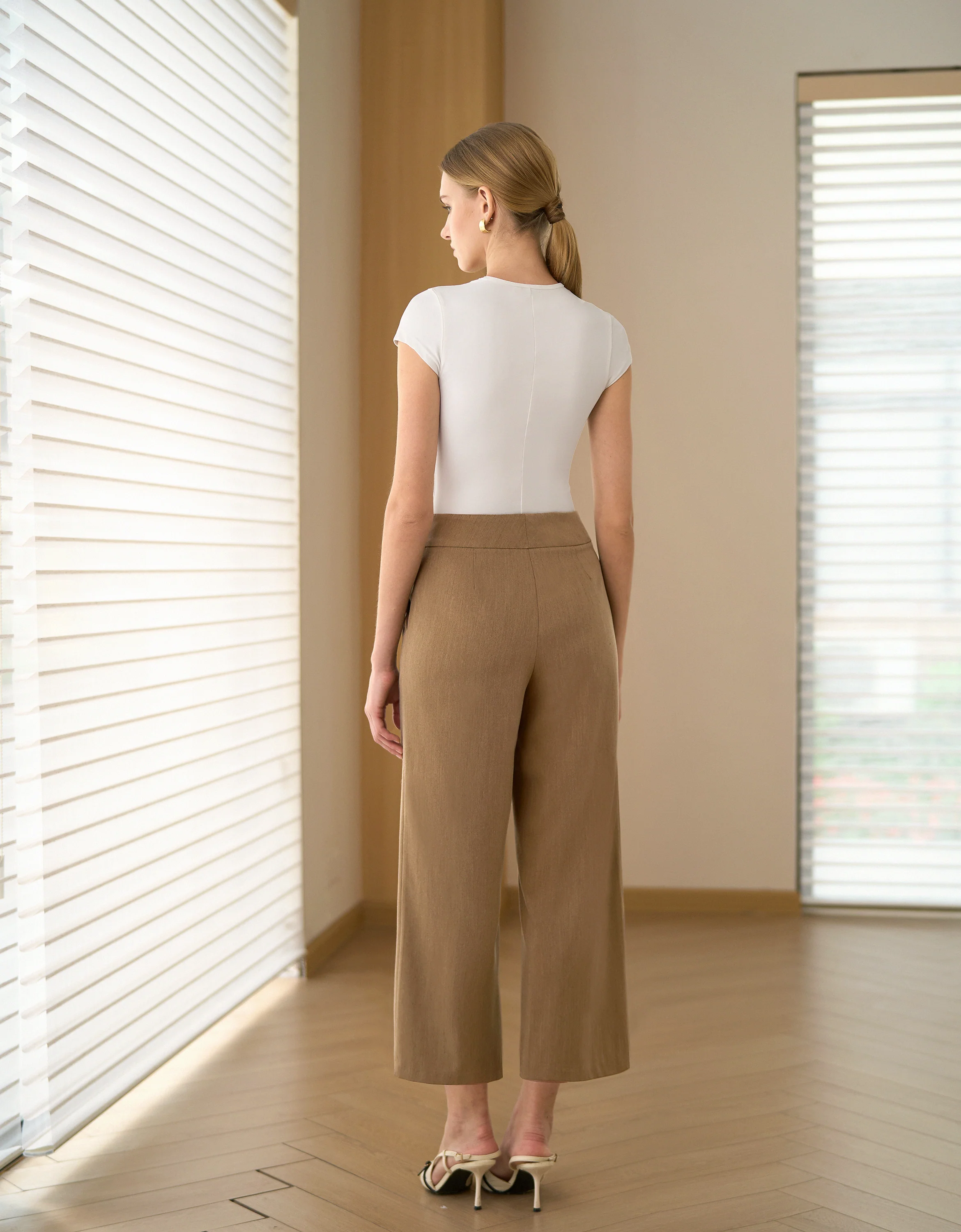 Mid-rise Straight Leg Trousers - Image 4
