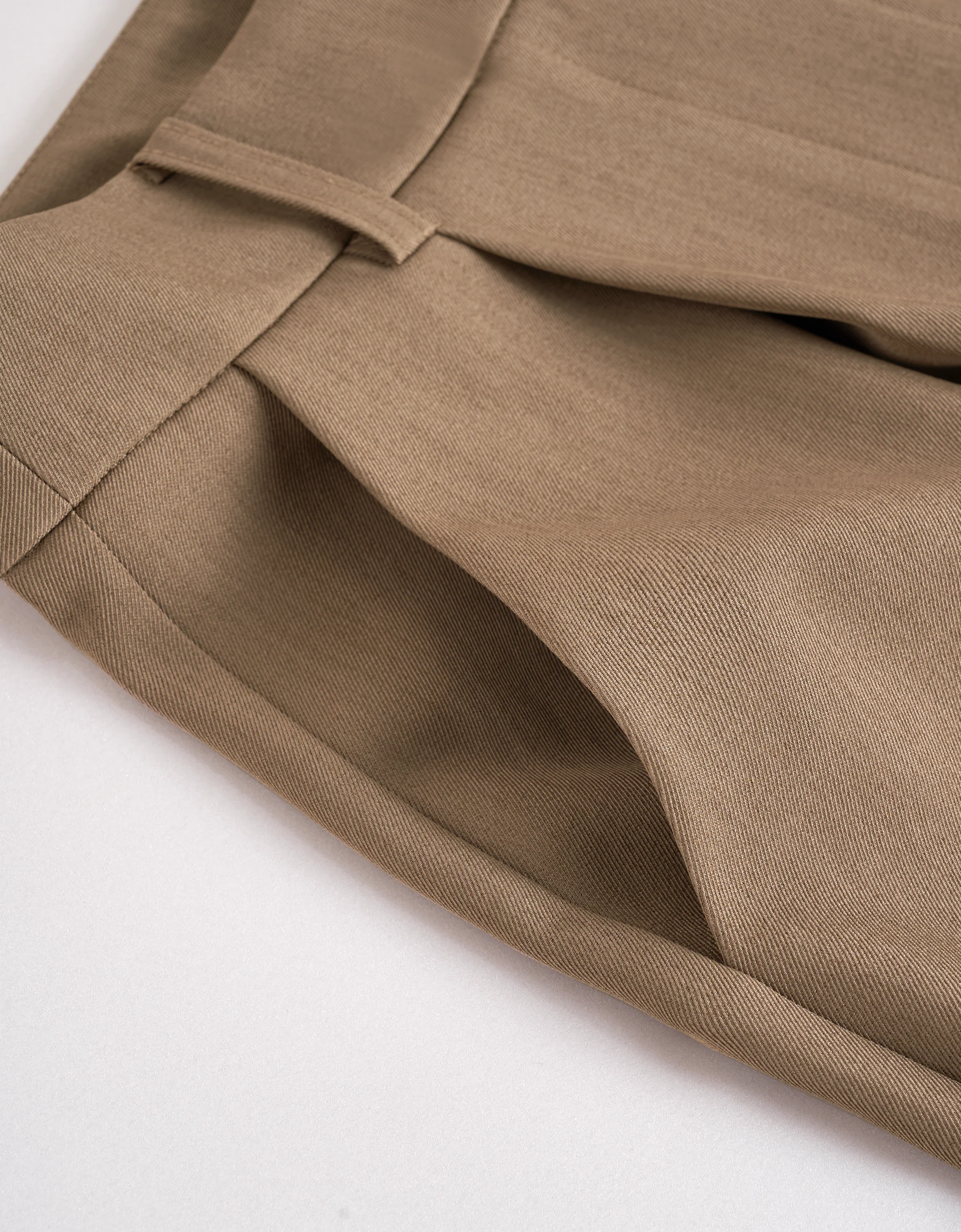 Mid-waist Pleated Wide-leg Pants - Image 5