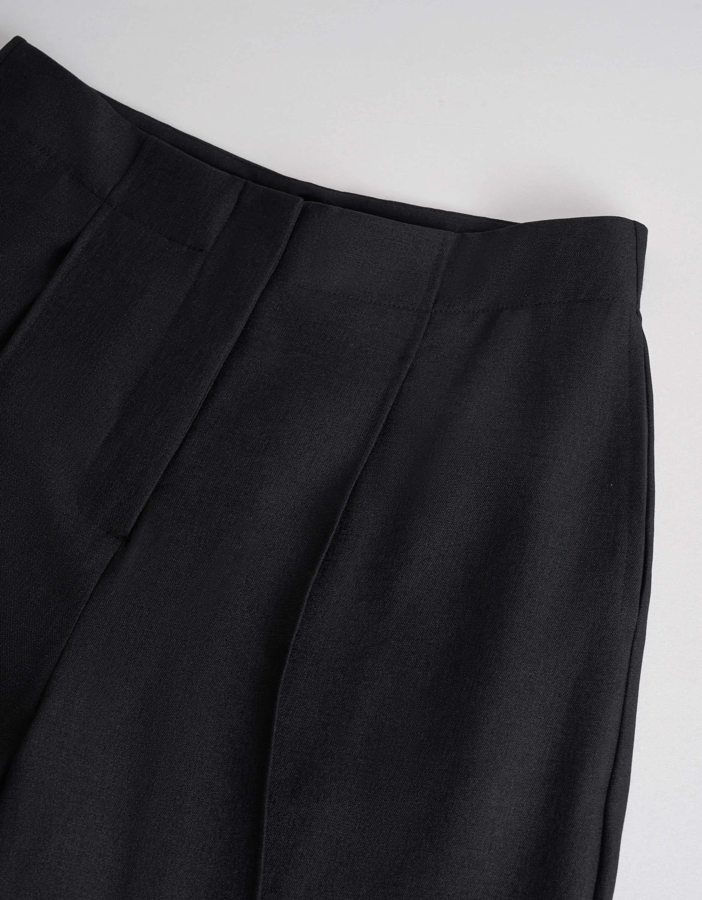 Mid-waist Pleated Wide-leg Trousers - Image 6