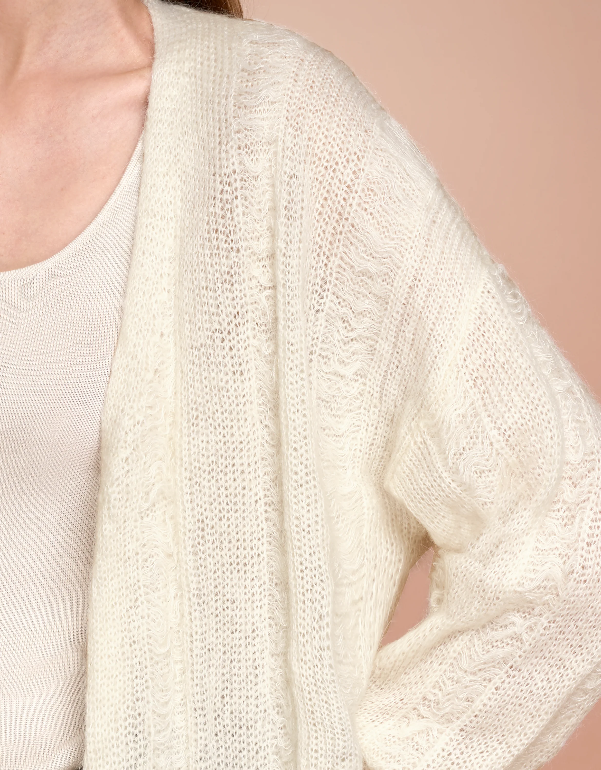 Minimalist Knit Cardigan - Image 3