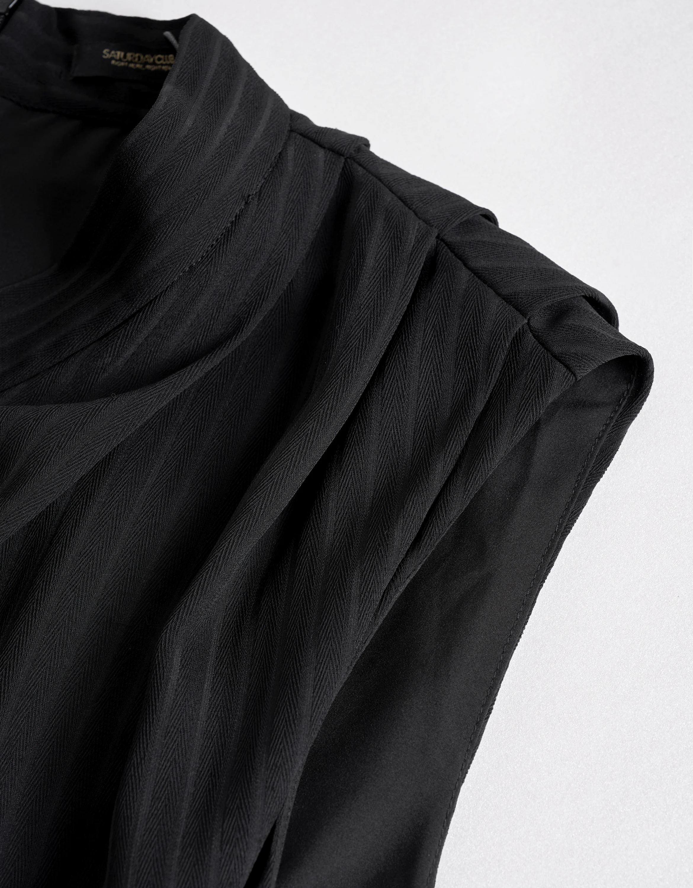 Neck Tie Striped Tiered Dress - Image 6