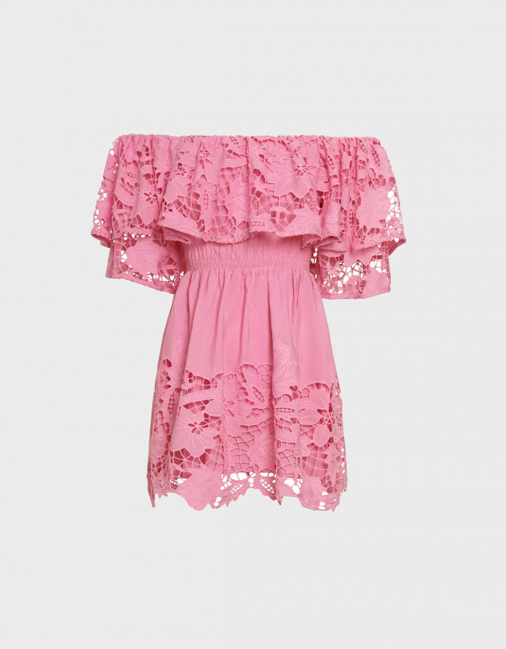 Off Shoulder Lace Dress - Image 11