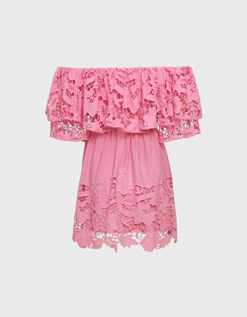 Off Shoulder Lace Dress - Image 12