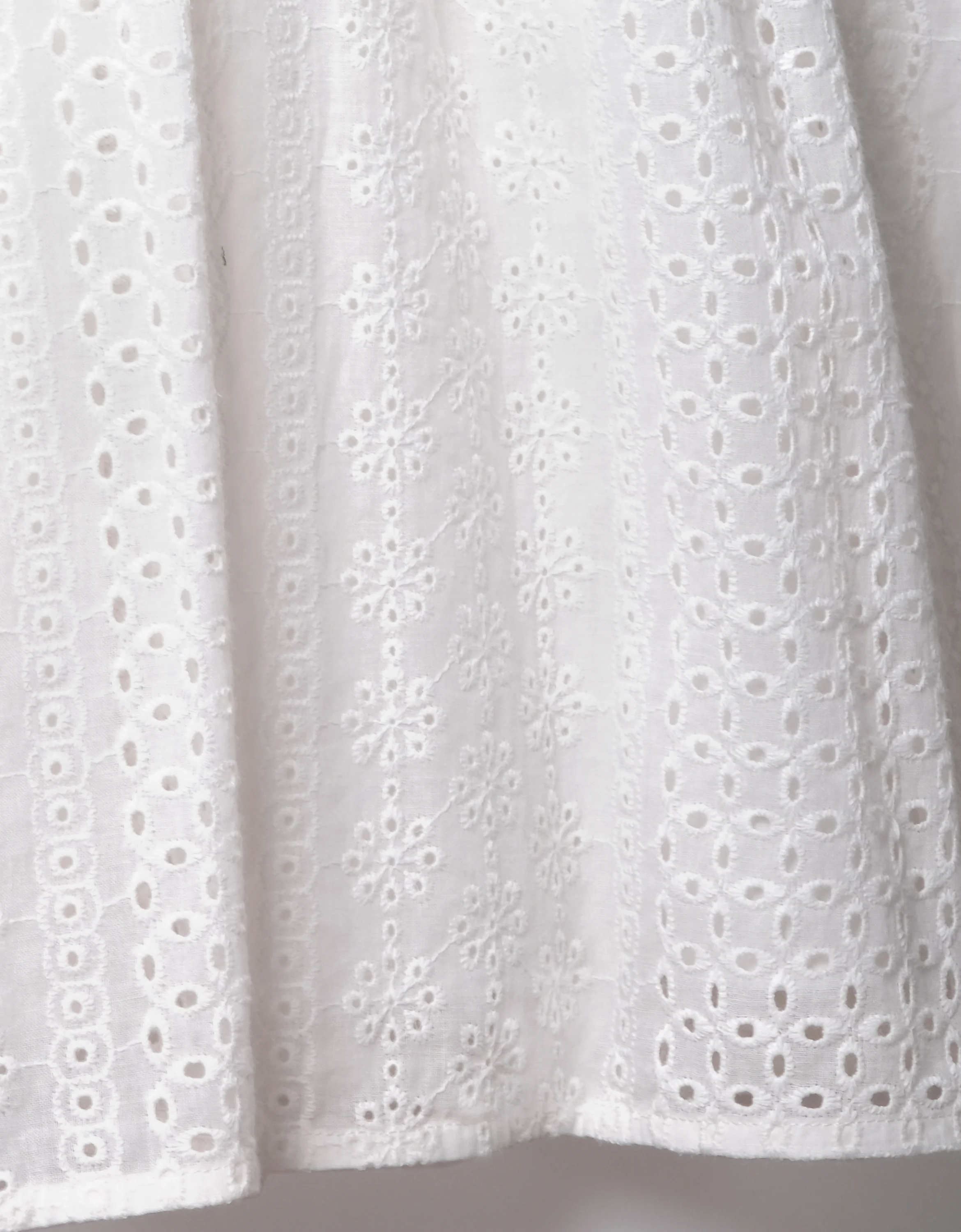 Openwork Embroidery Ruffle Dress - Image 15
