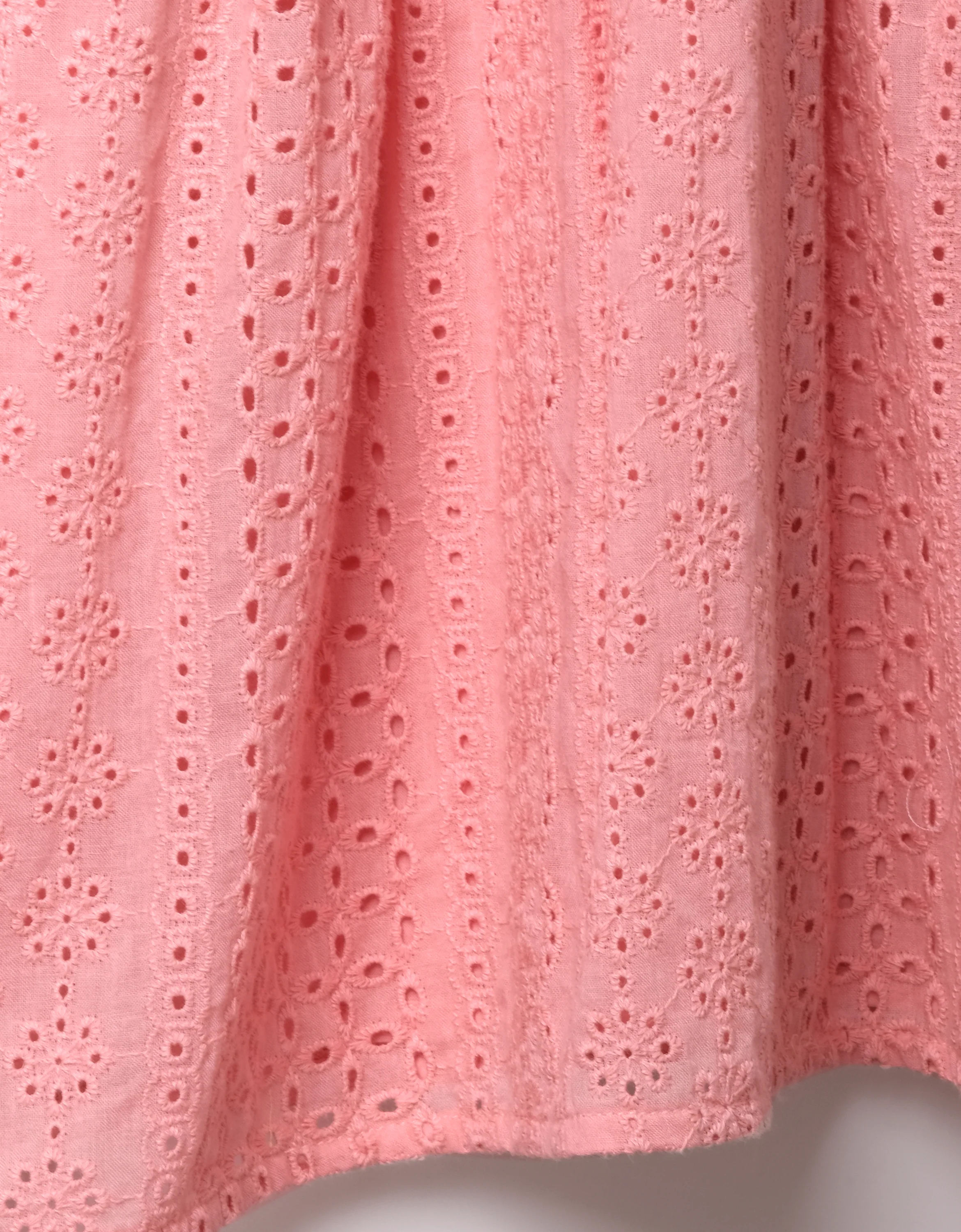 Openwork Embroidery Ruffle Dress - Image 5