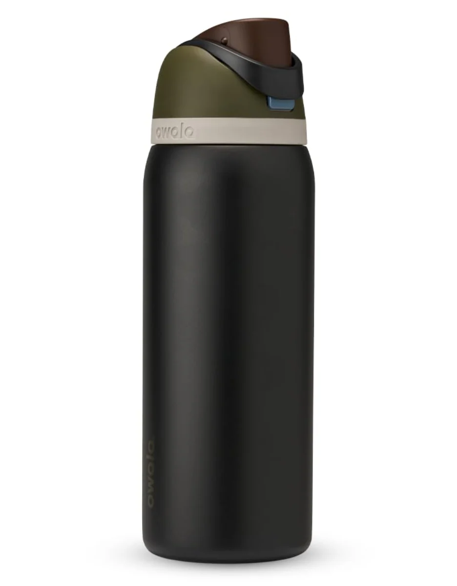 Owala FreeSip™ Insulated Stainless-Steel Water Bottle with Locking Push-Button Lid - Image 3