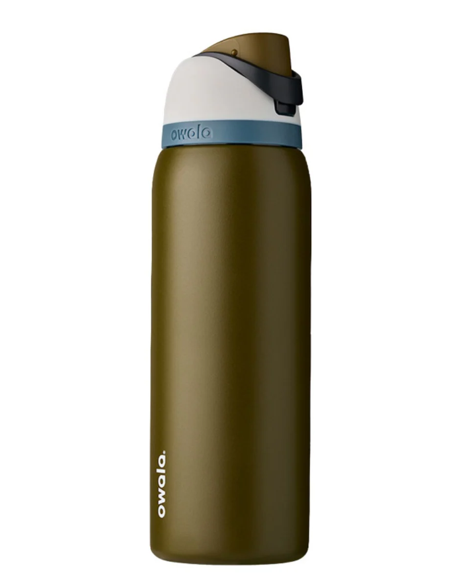 Owala FreeSip™ Insulated Stainless-Steel Water Bottle with Locking Push-Button Lid - Image 4
