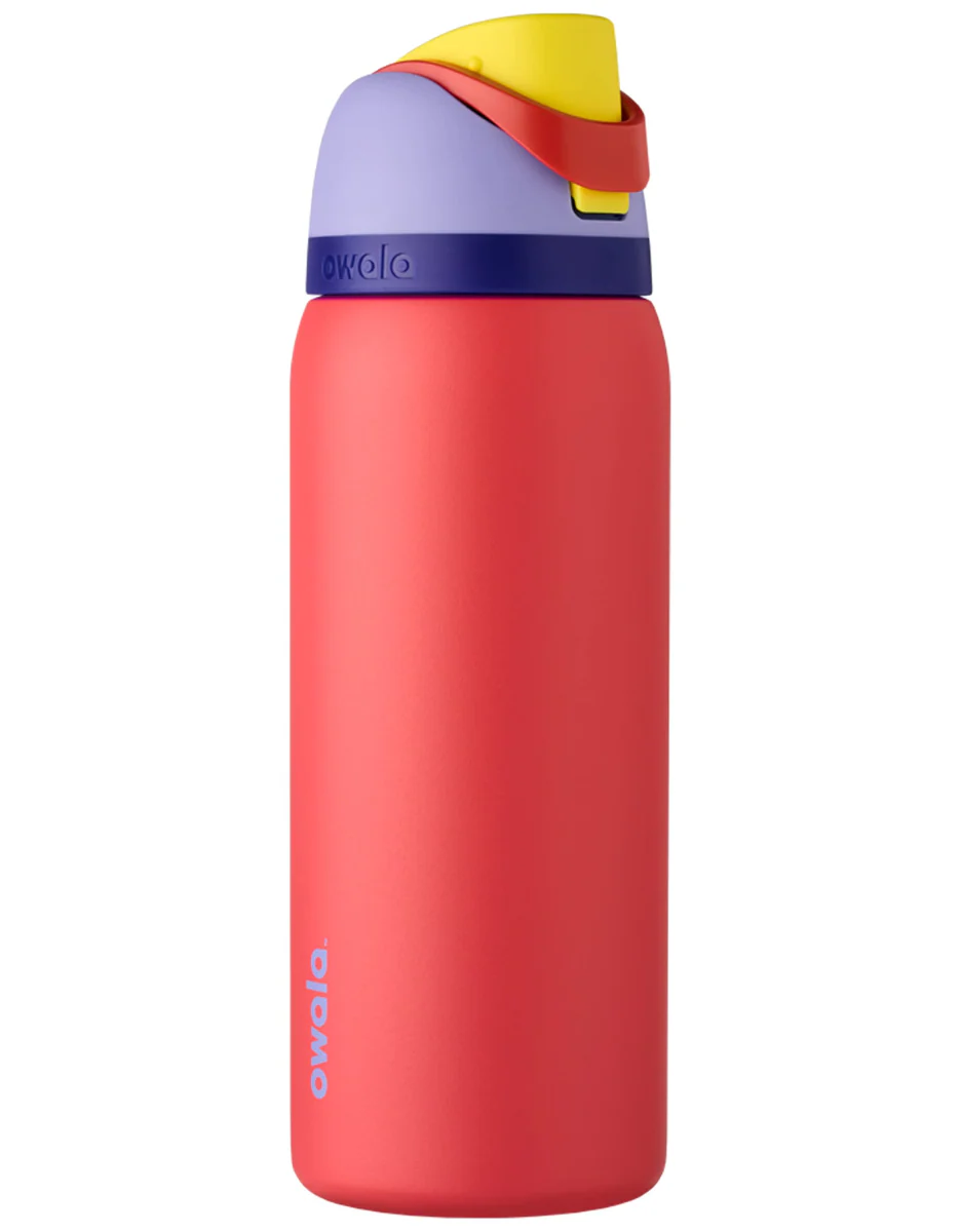 Owala FreeSip™ Insulated Stainless-Steel Water Bottle with Locking Push-Button Lid - Image 7