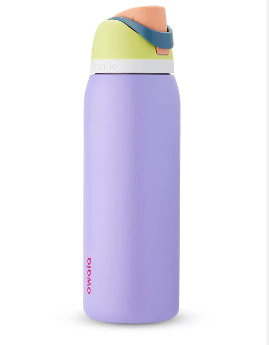 Owala FreeSip™ Insulated Stainless-Steel Water Bottle with Locking Push-Button Lid - Image 8