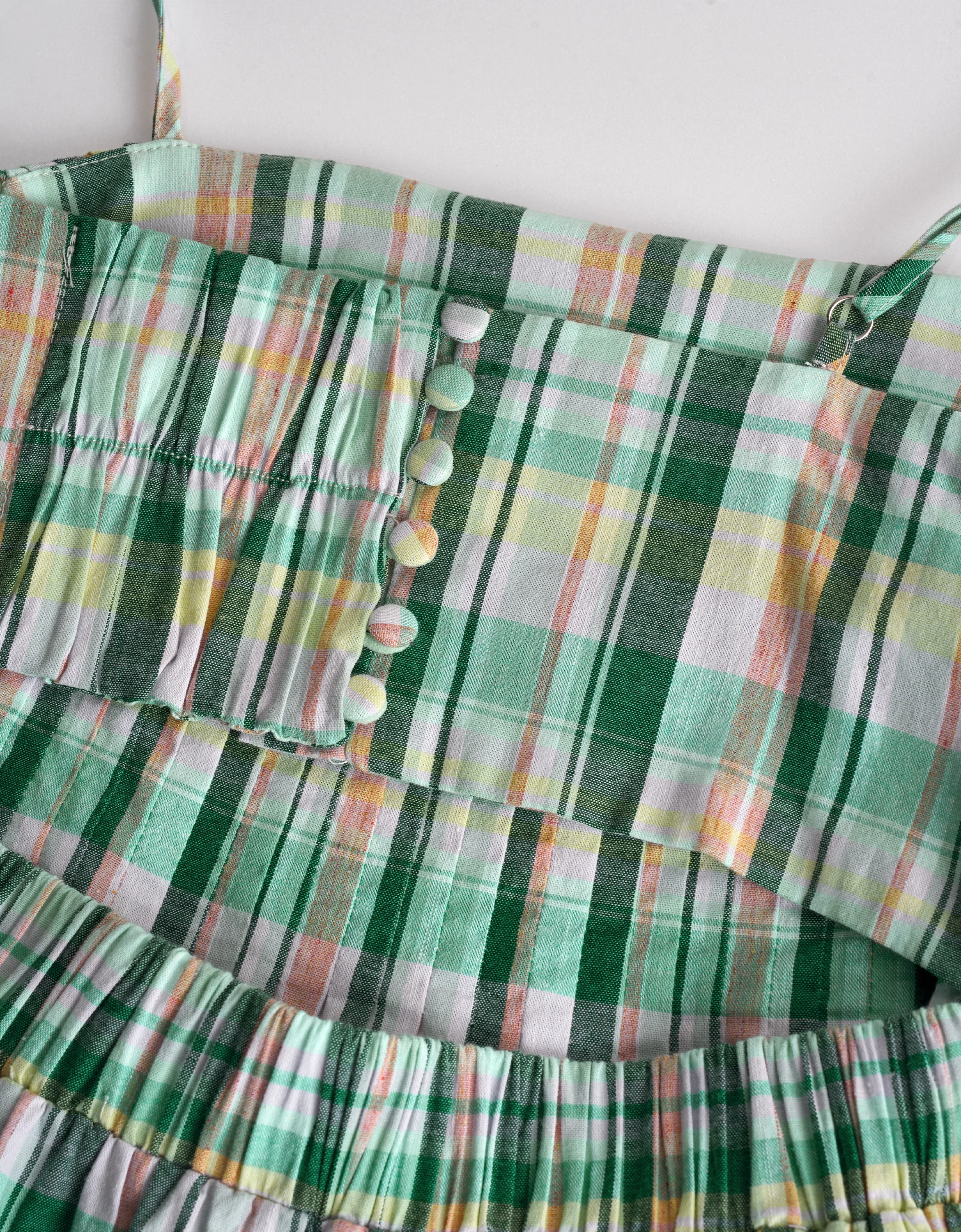 Plaid Midi Strap Dress - Image 6