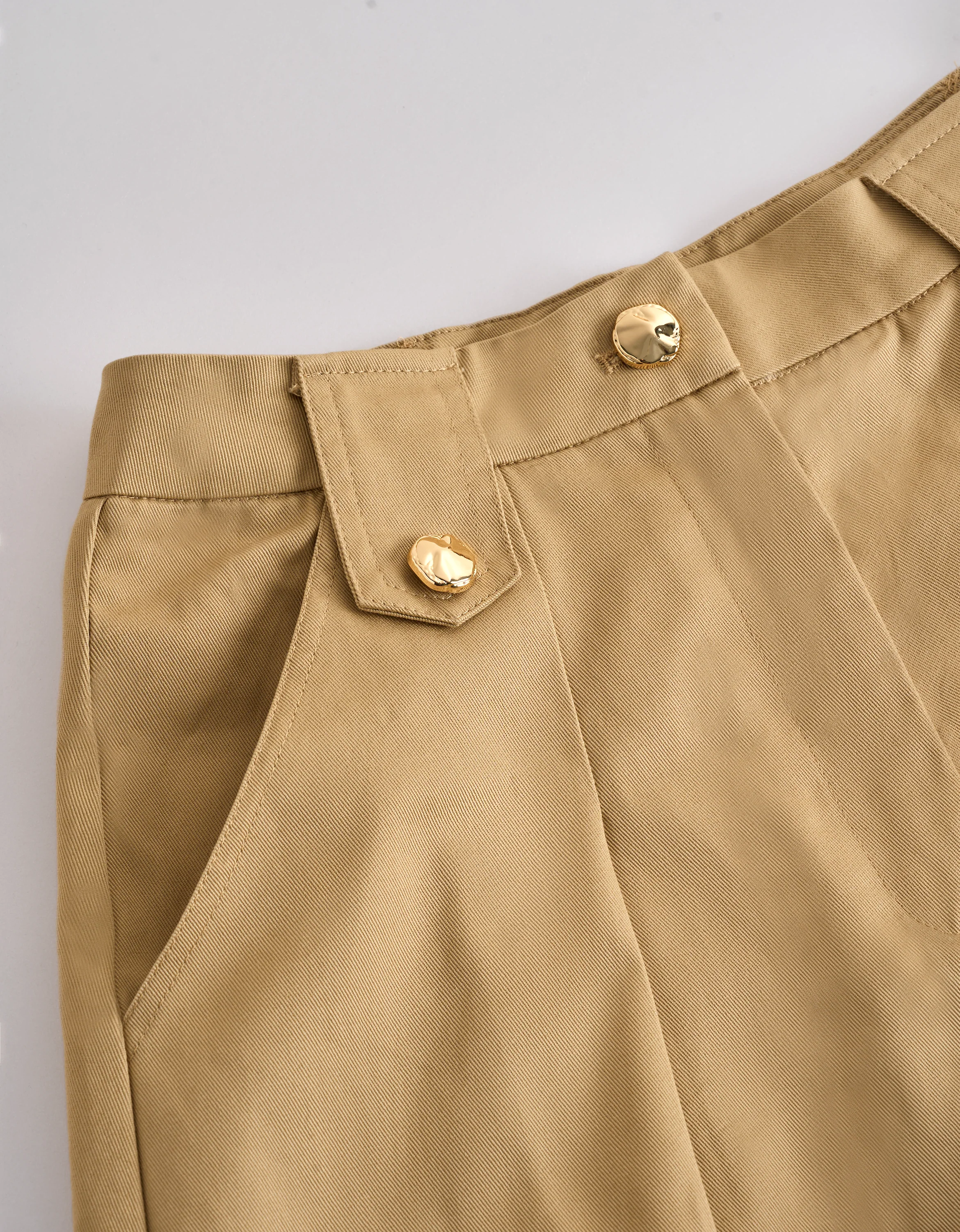 Pleated A-line Shorts - Image 6