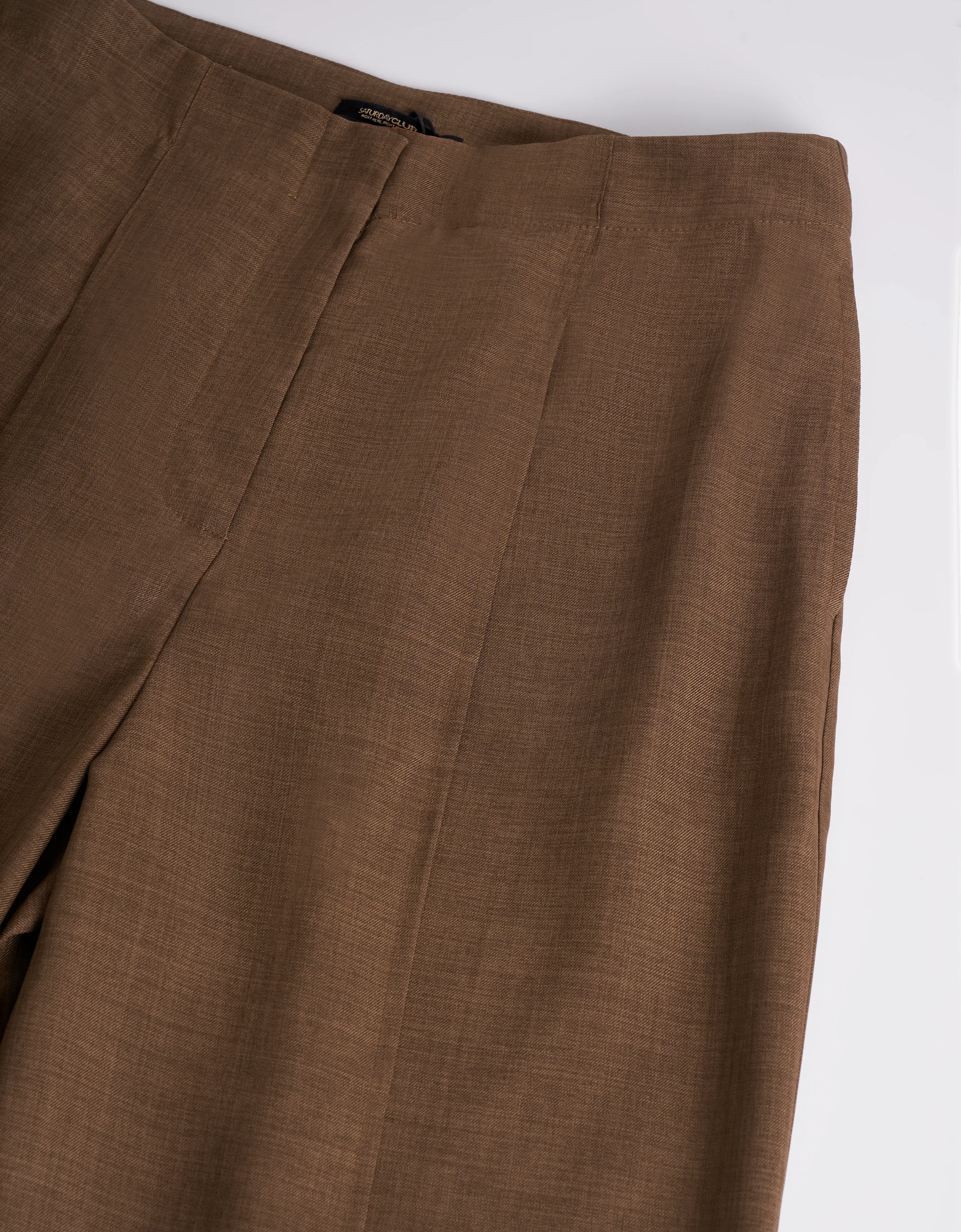 Pleated Wide Leg Straight Pants - Image 7
