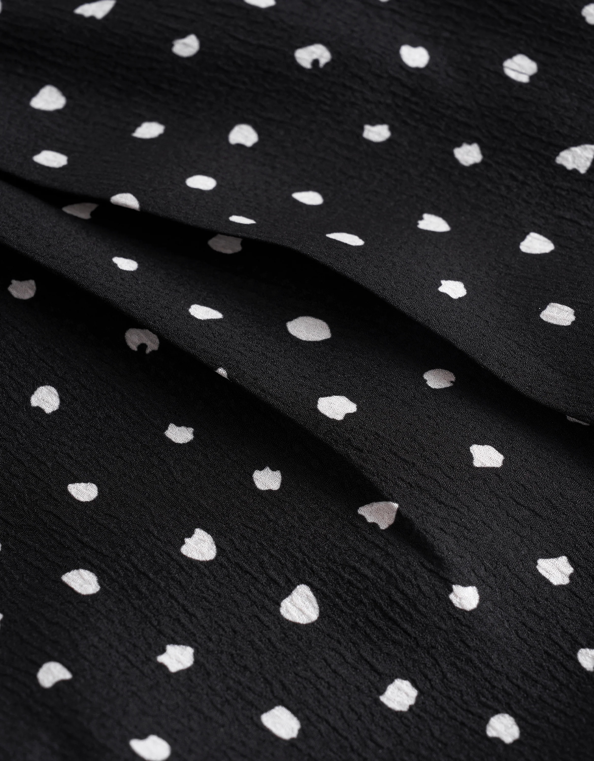 Polka Dot Belted Romper - Image 7