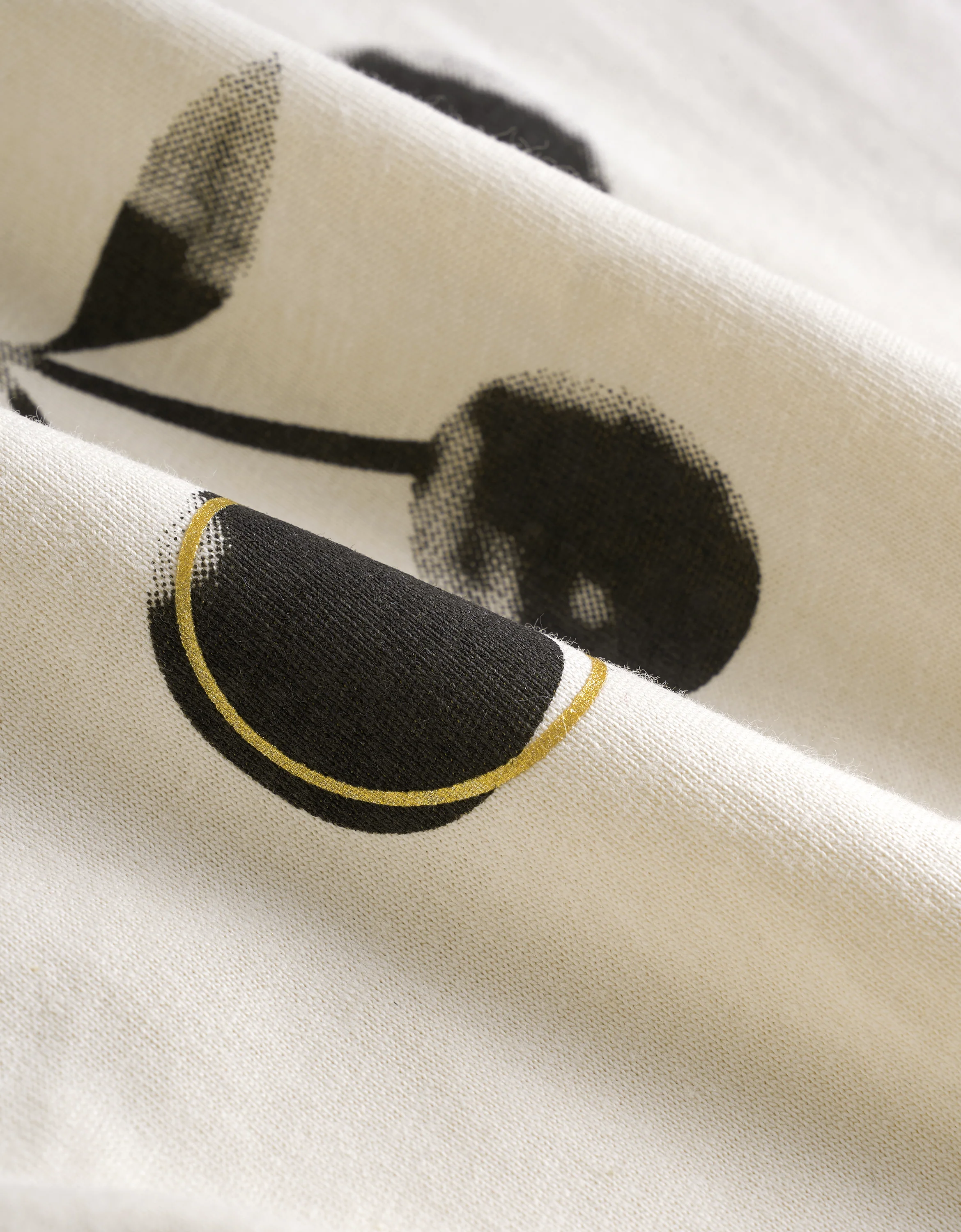 Polka Dot Cherry Print T-Shirt - Image 8