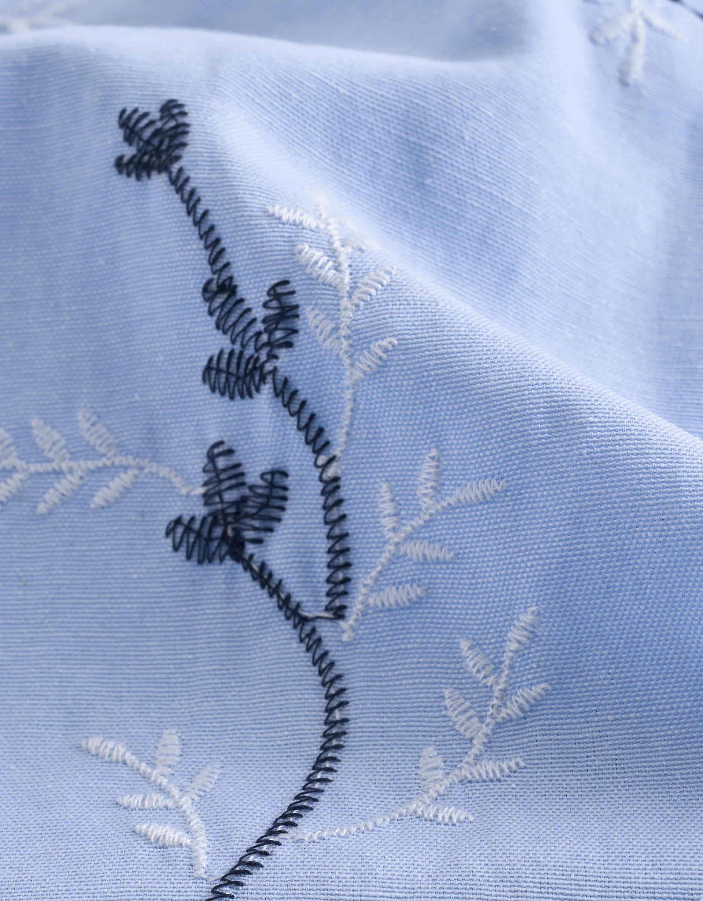 Puff Sleeves Embroidered Top - Image 6