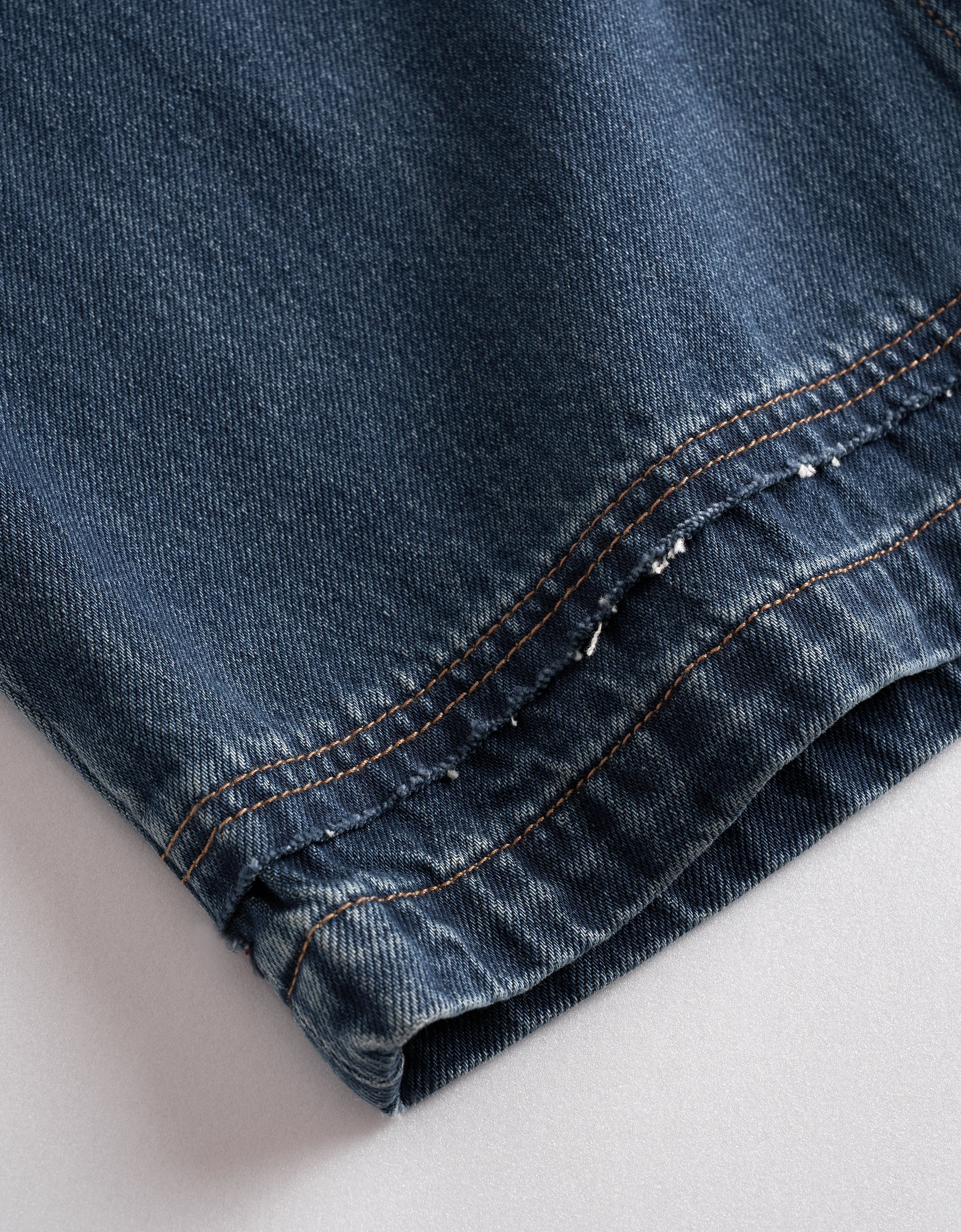 Raw Edge Trim Wide-leg Jeans - Image 8