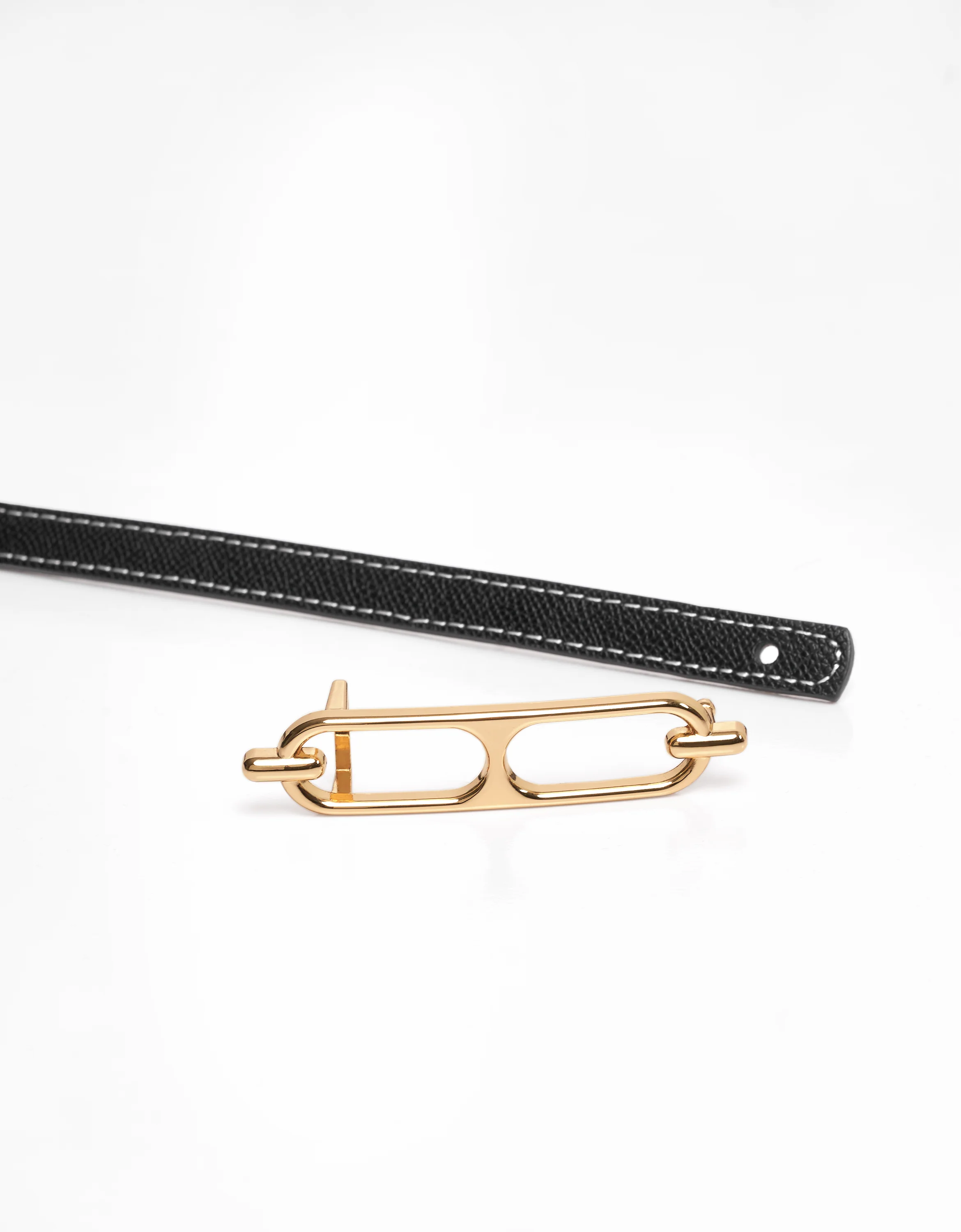 Reversible Thin Leather Belt - Image 12