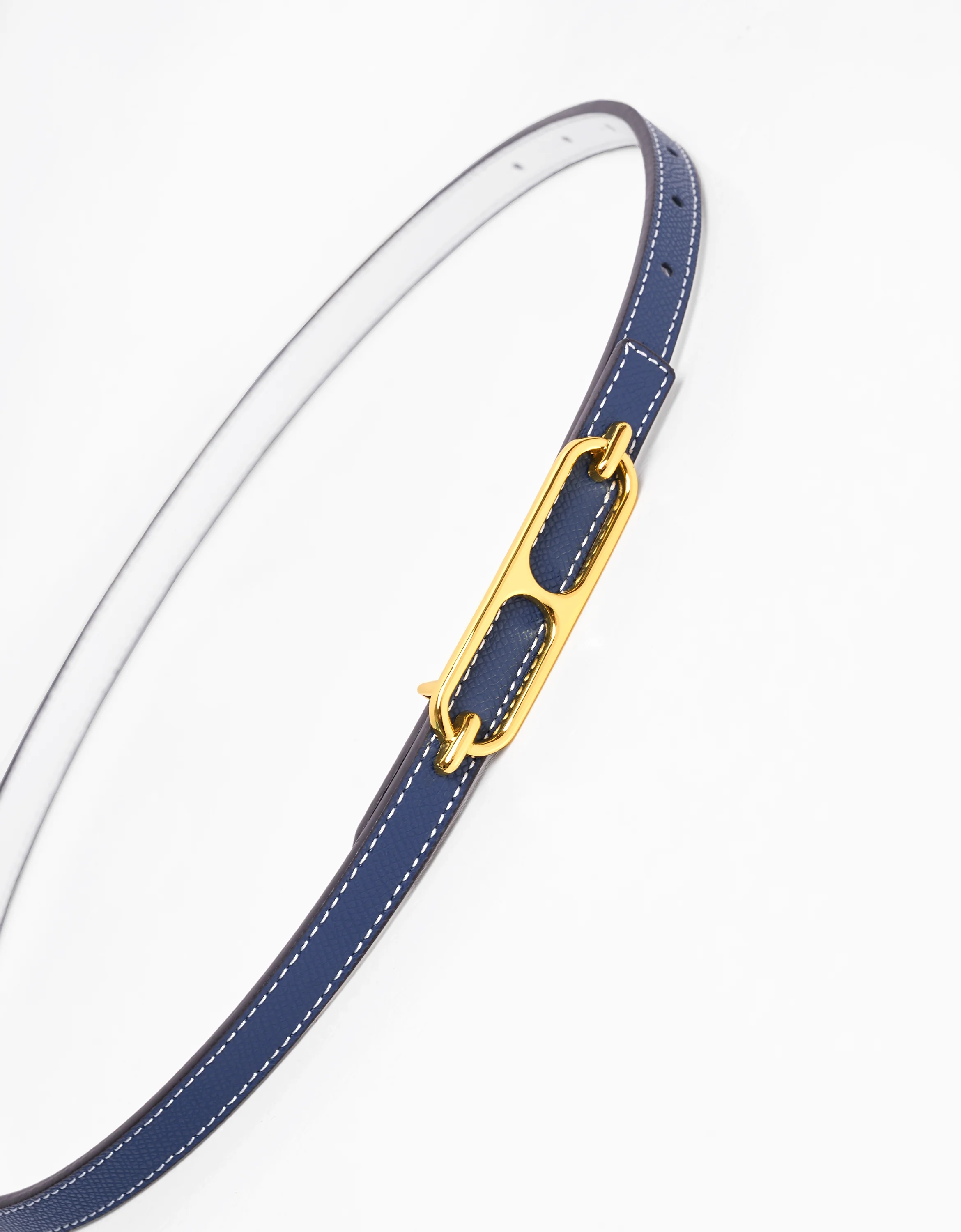 Reversible Thin Leather Belt - Image 17