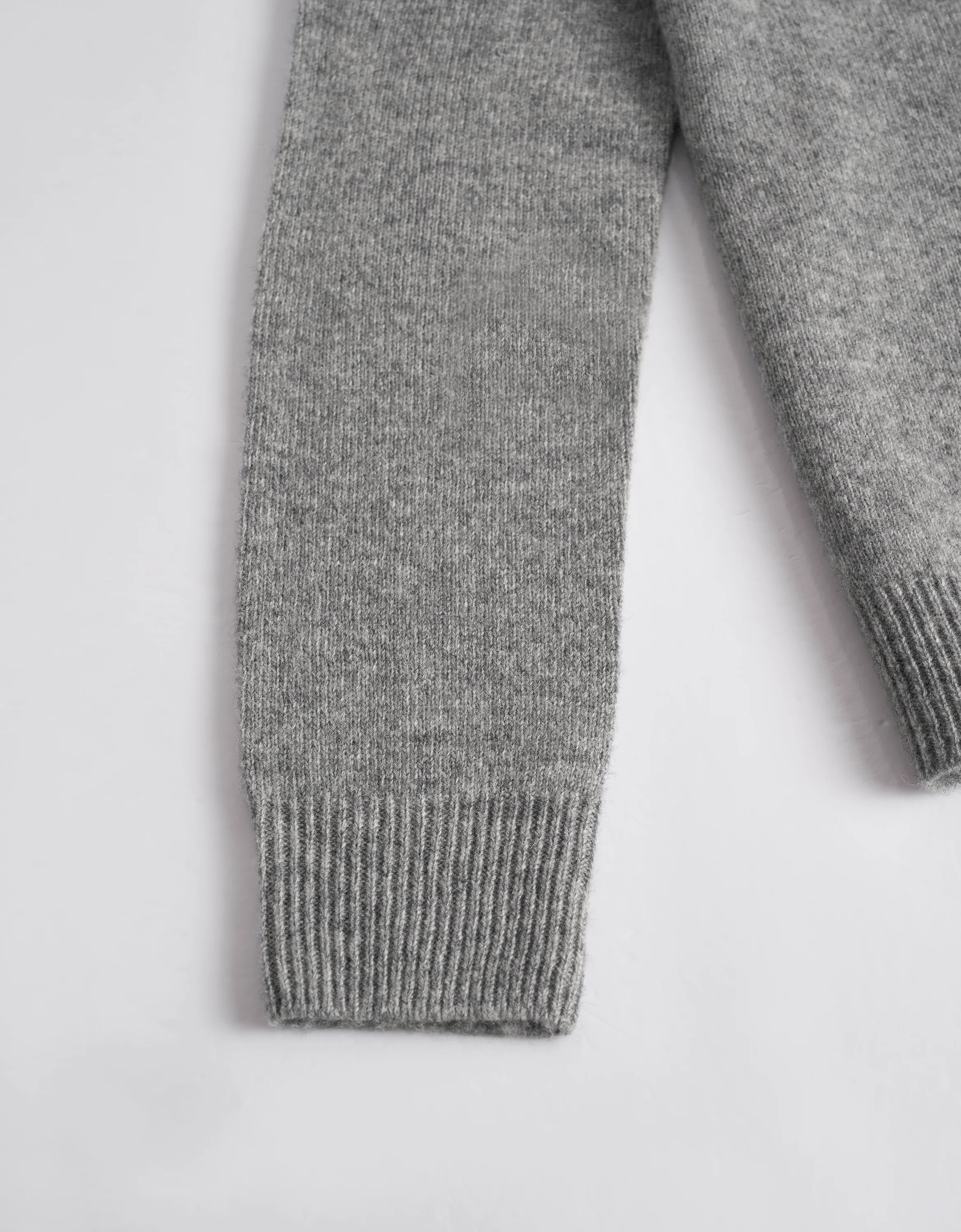 Ribbed Trims High Neck Knit Top - Image 13