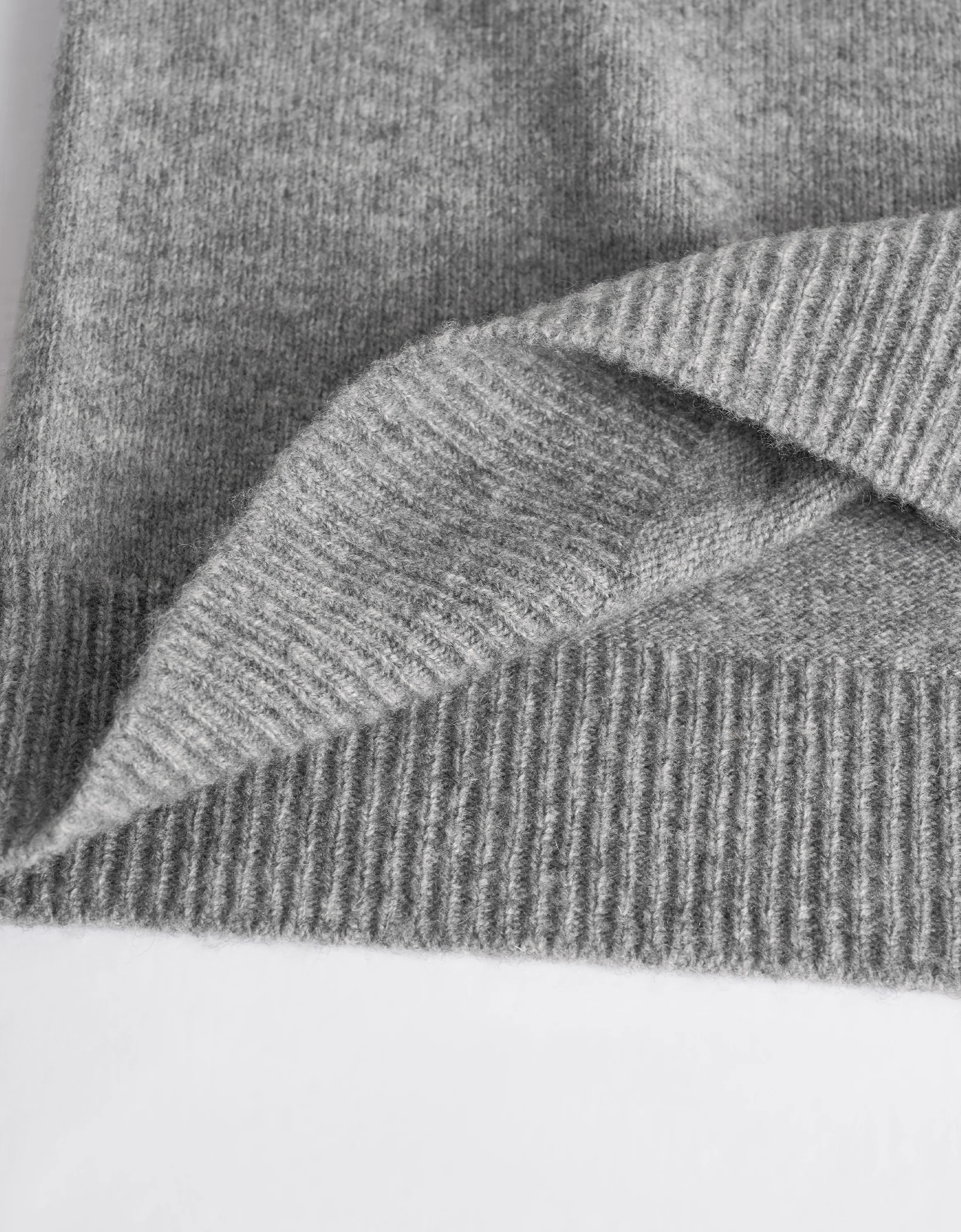 Ribbed Trims High Neck Knit Top - Image 14
