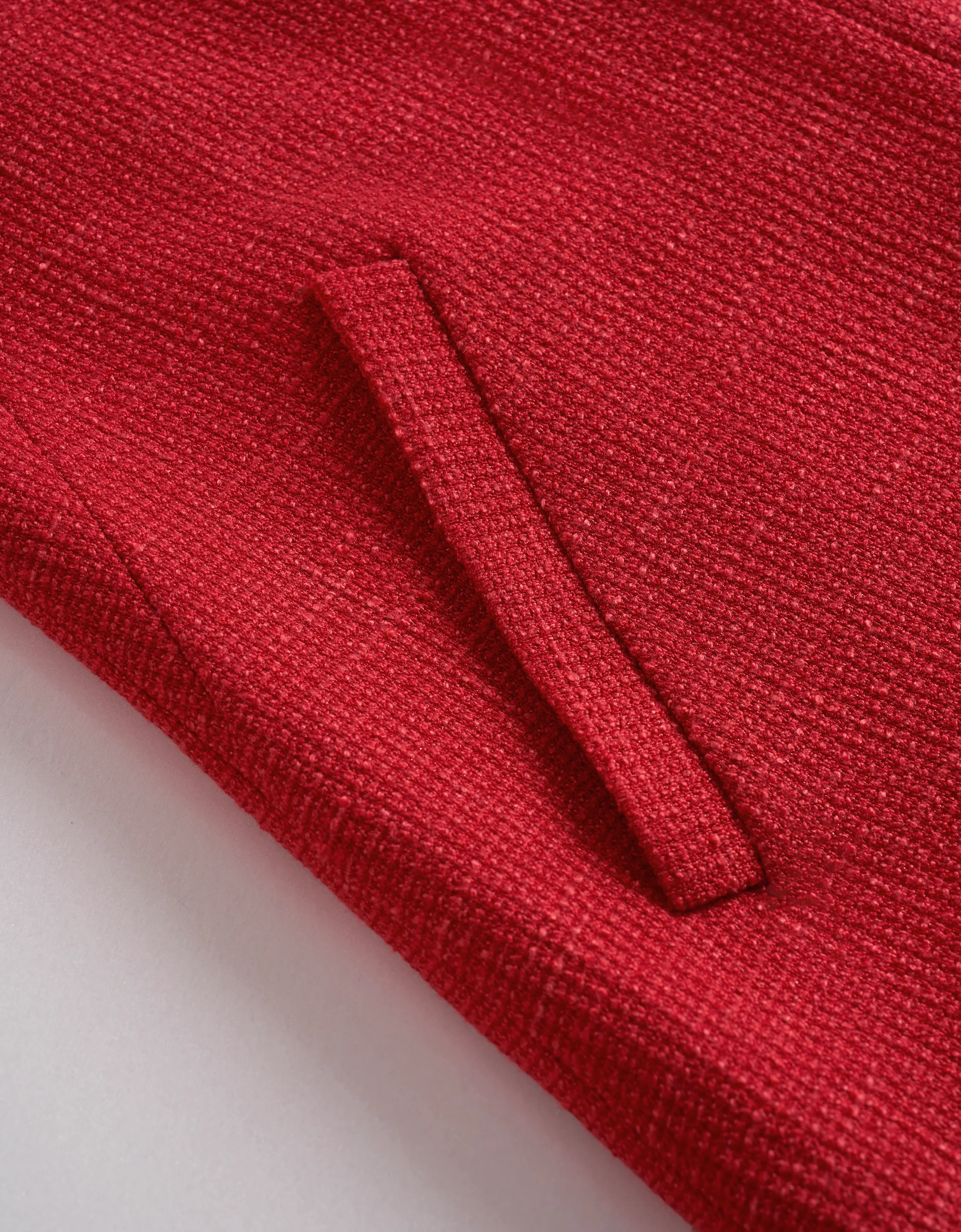 Round Neck Short Sleeve Tweed Dress - Image 6