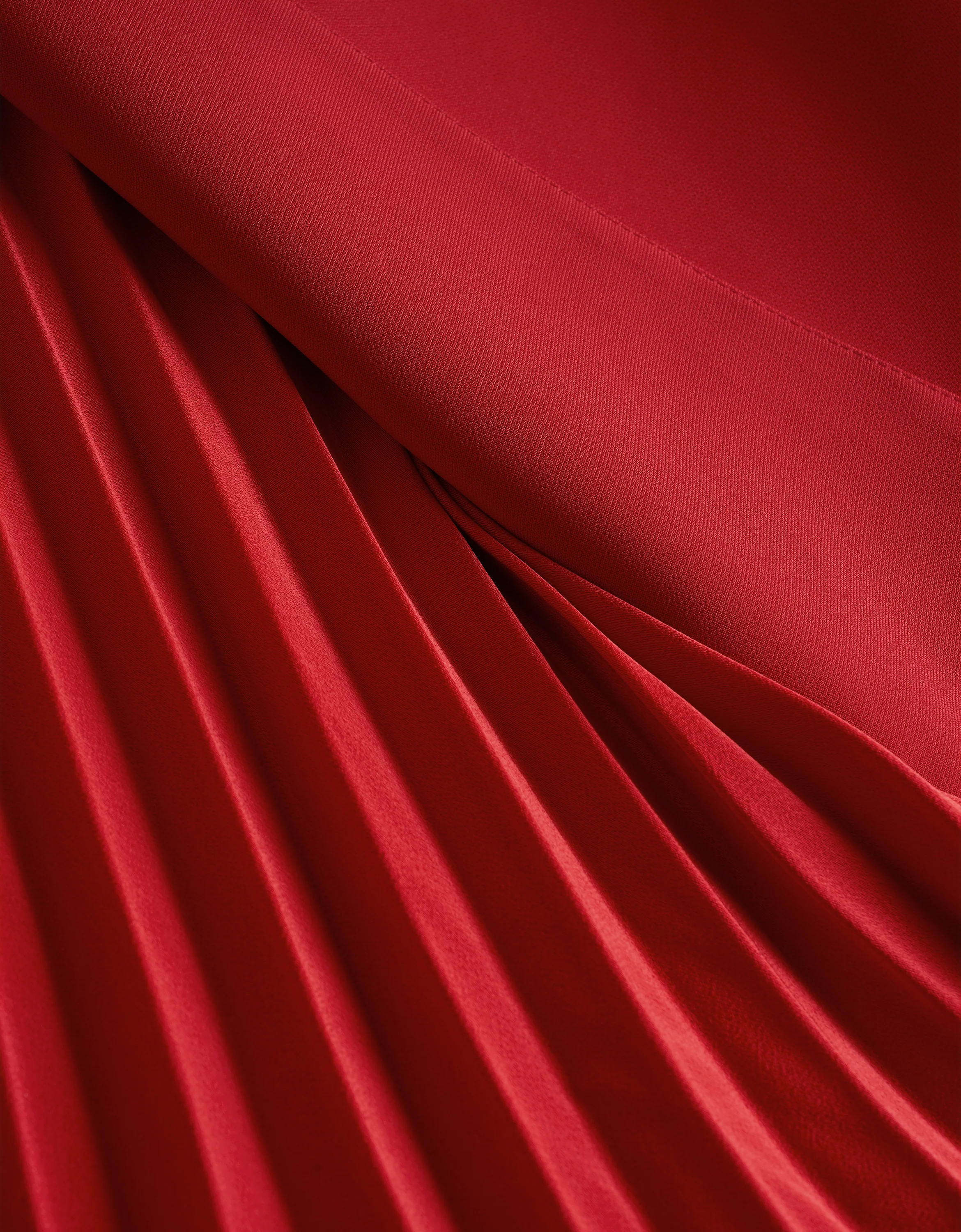 Round Neck Sleeveless Asymmetric Pleated Dress - Image 21
