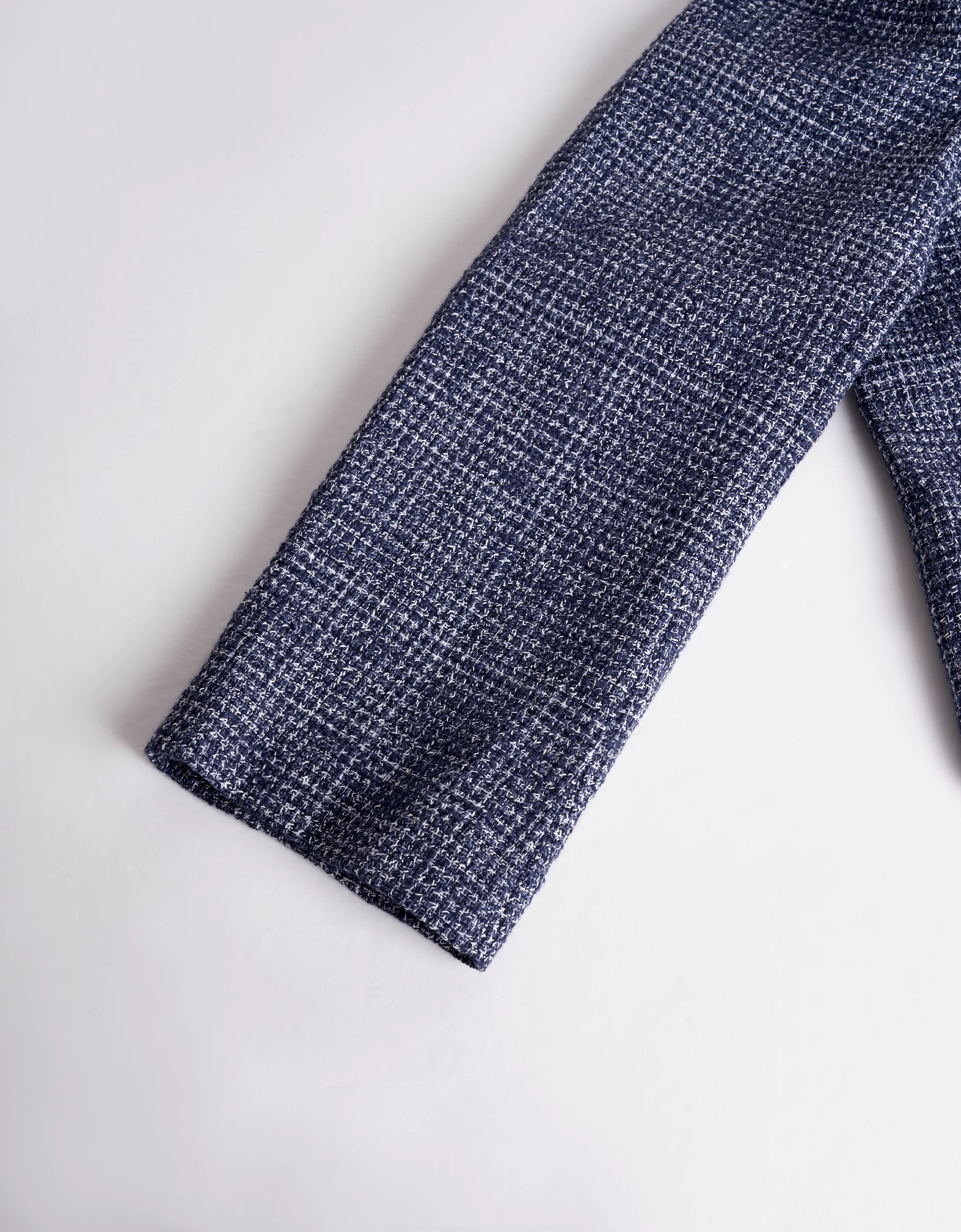 Round Neck Tweed Jacket - Image 10