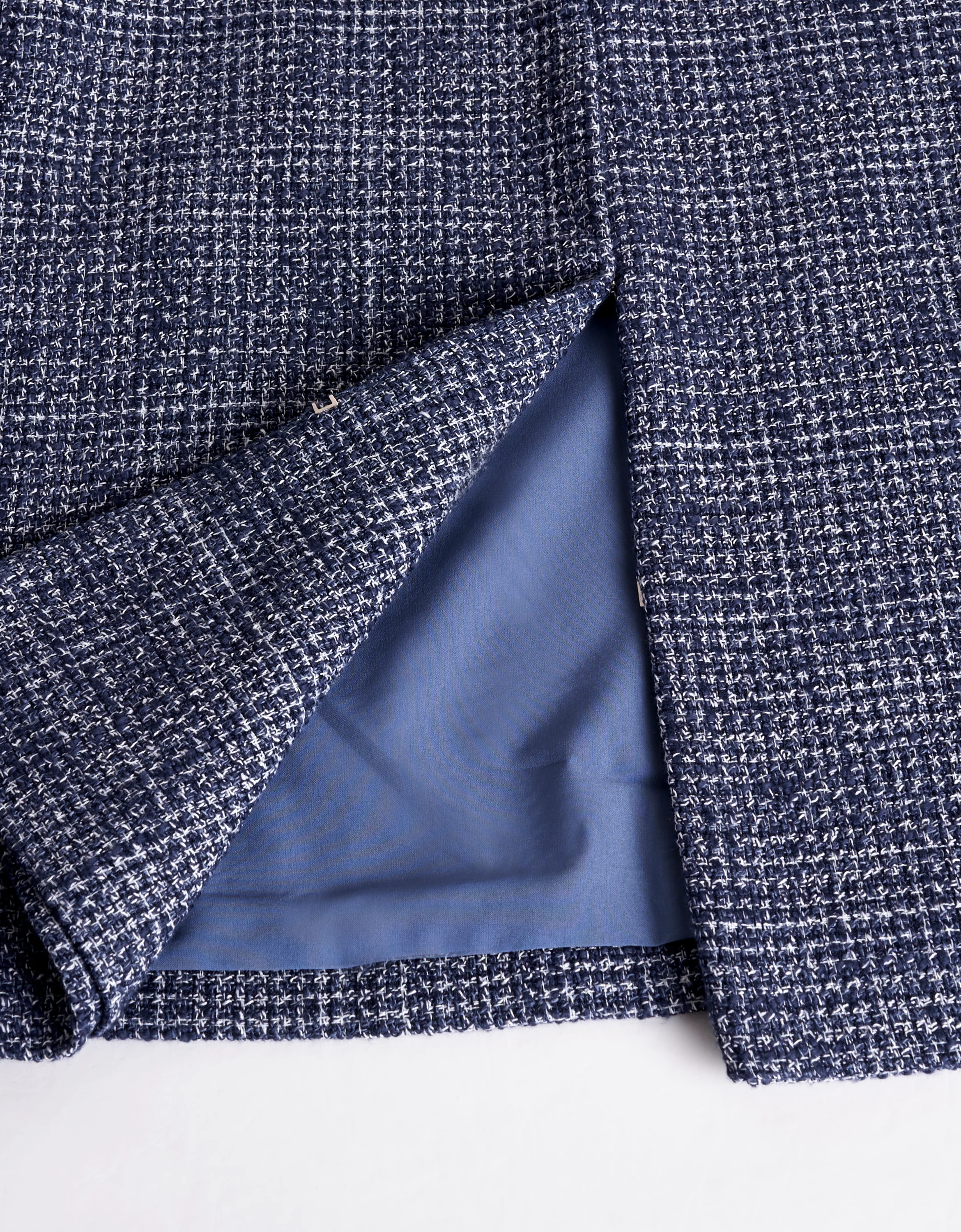 Round Neck Tweed Jacket - Image 9