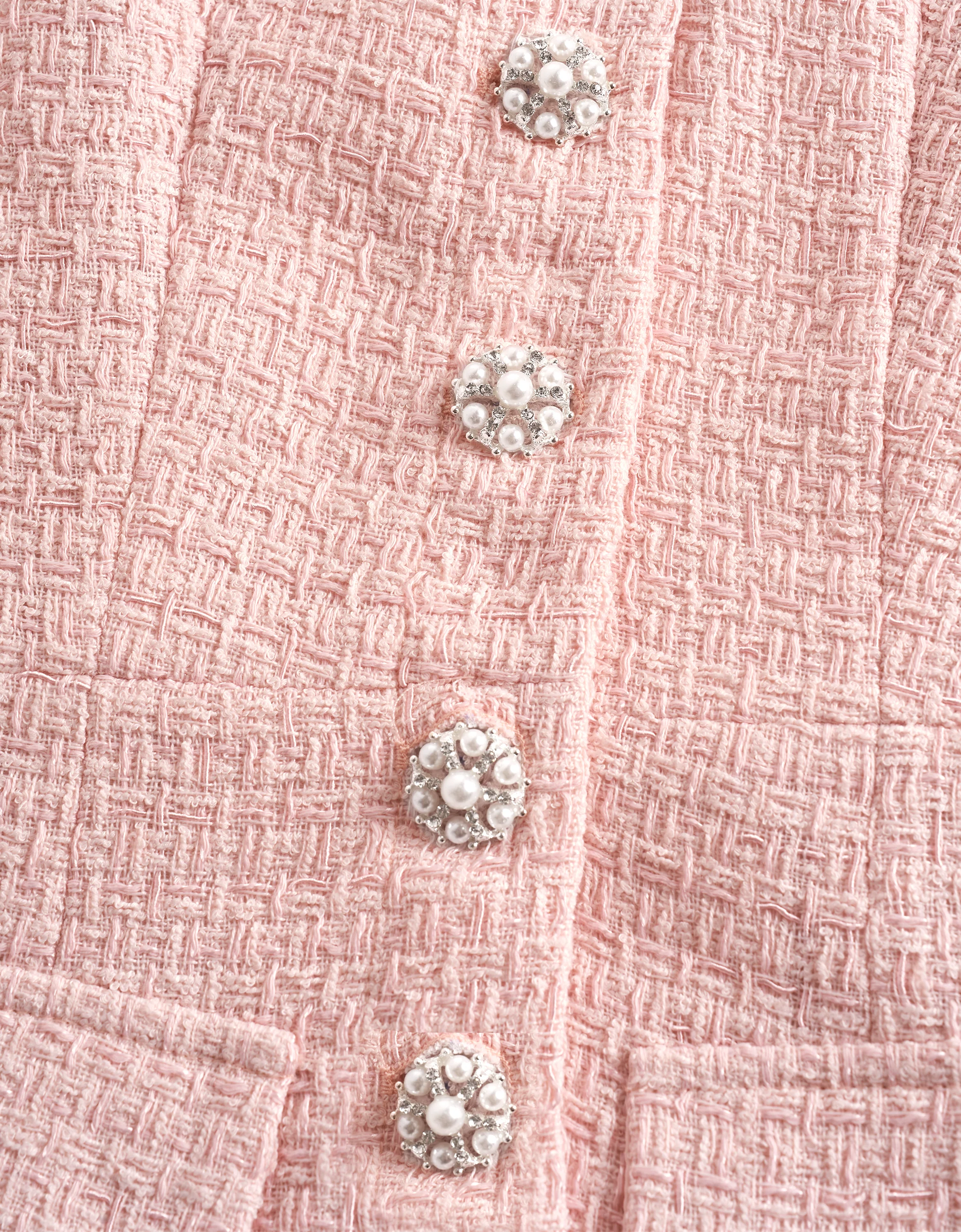 Round Neck Tweed Vest - Image 11