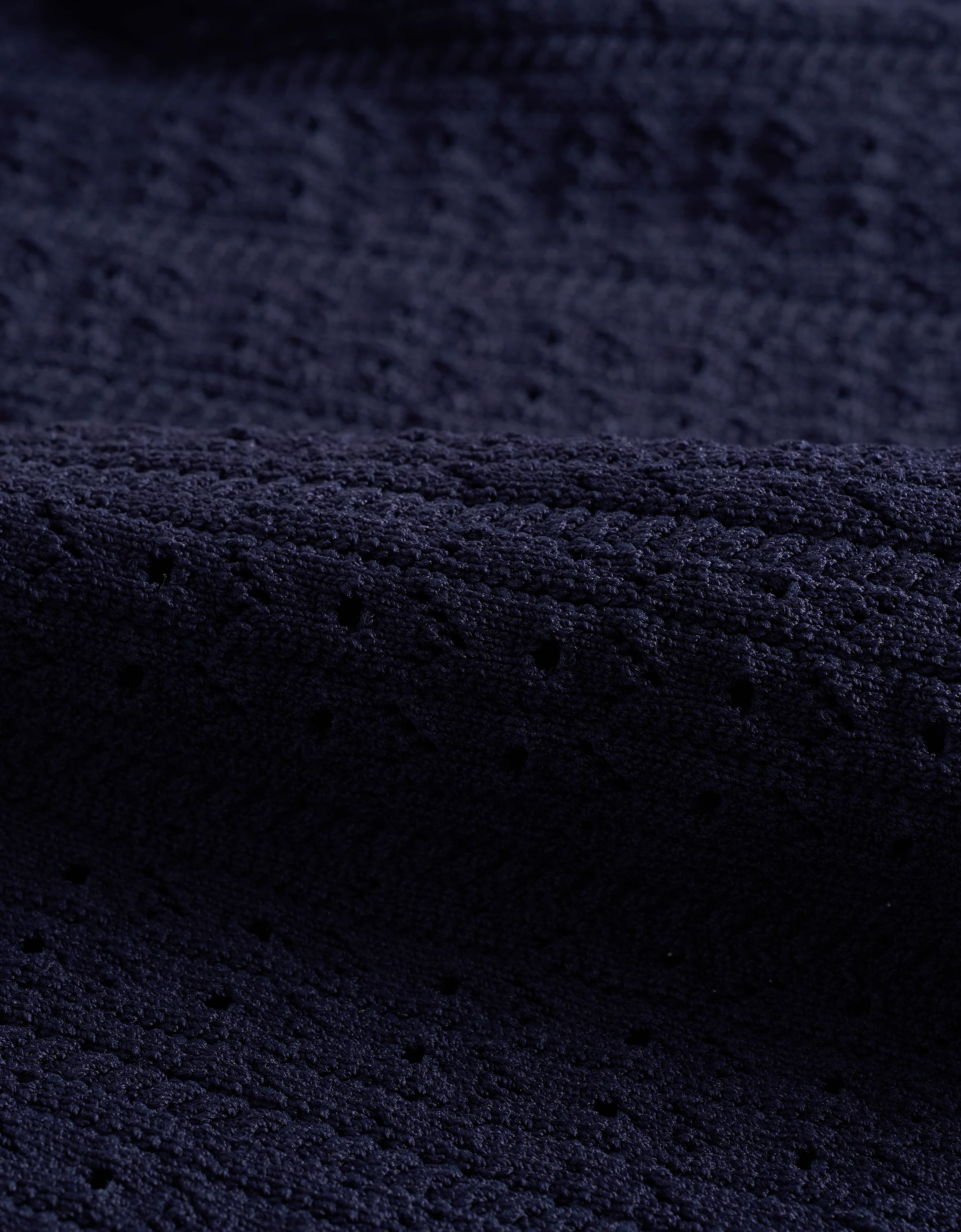 Ruffled Long Sleeve Hollow Knit Dress - Image 7