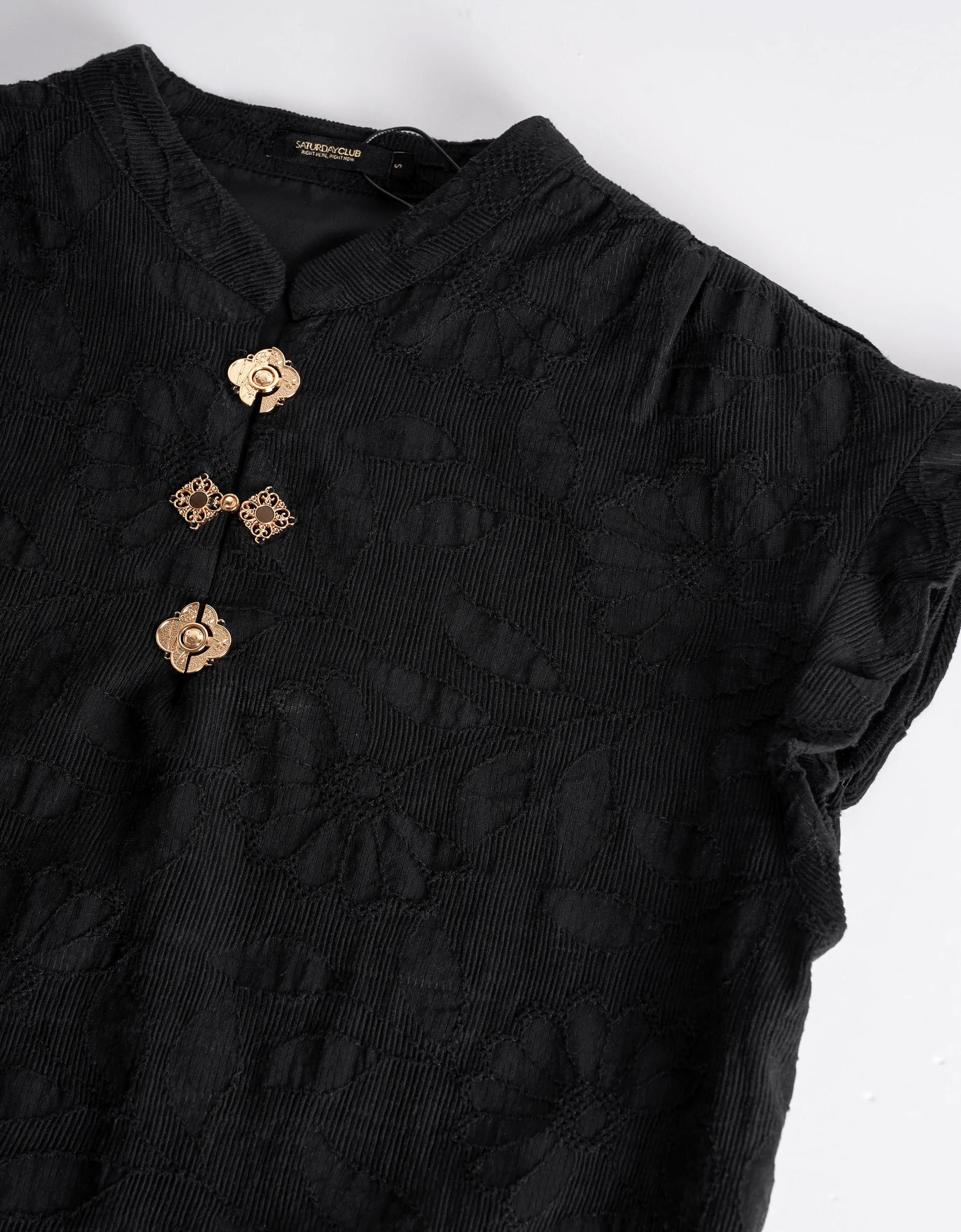 Ruffled Sleeve Textured Top - Image 20