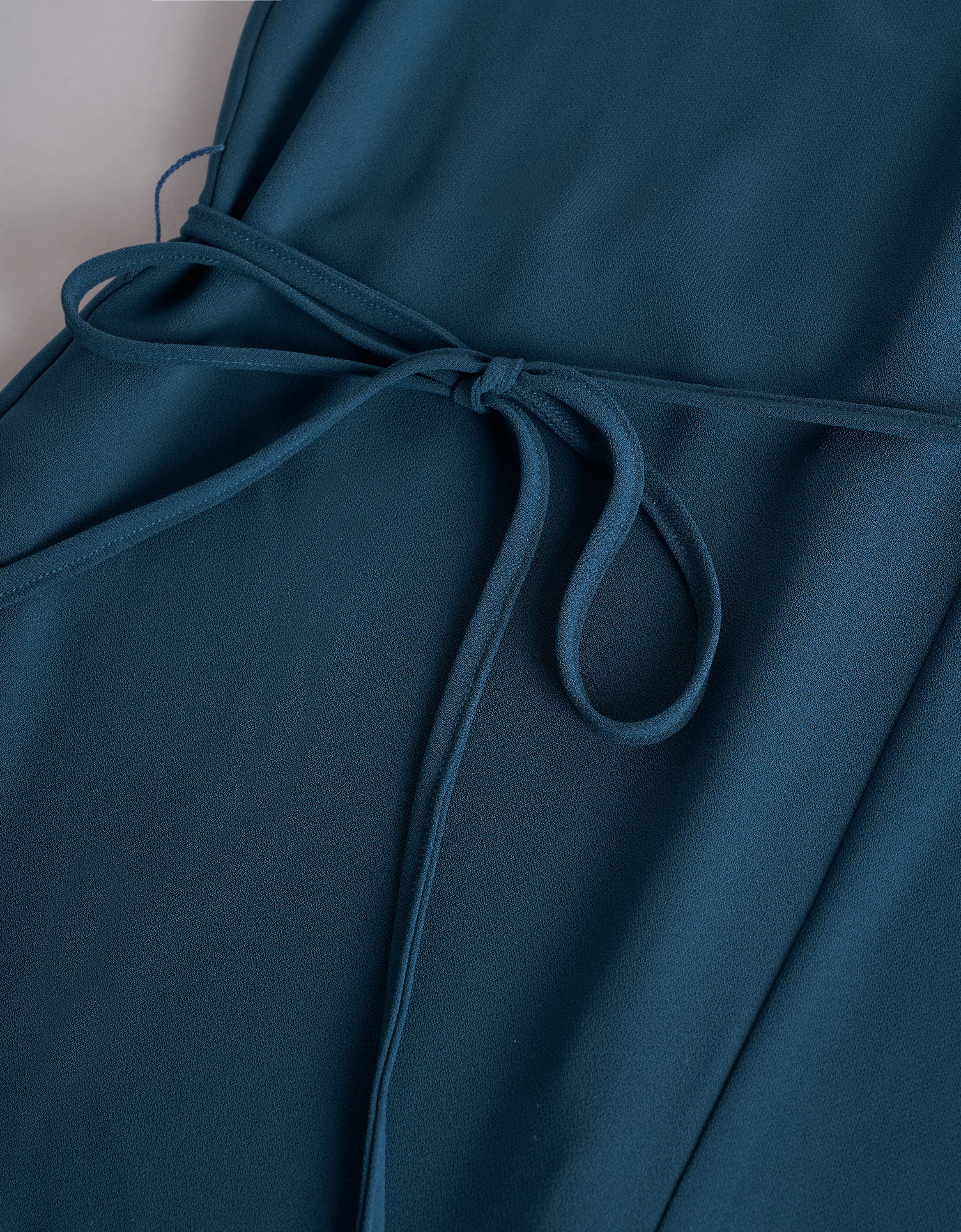 Ruffled Trim Waist Tie Sleeveless Jumpsuit - Image 7