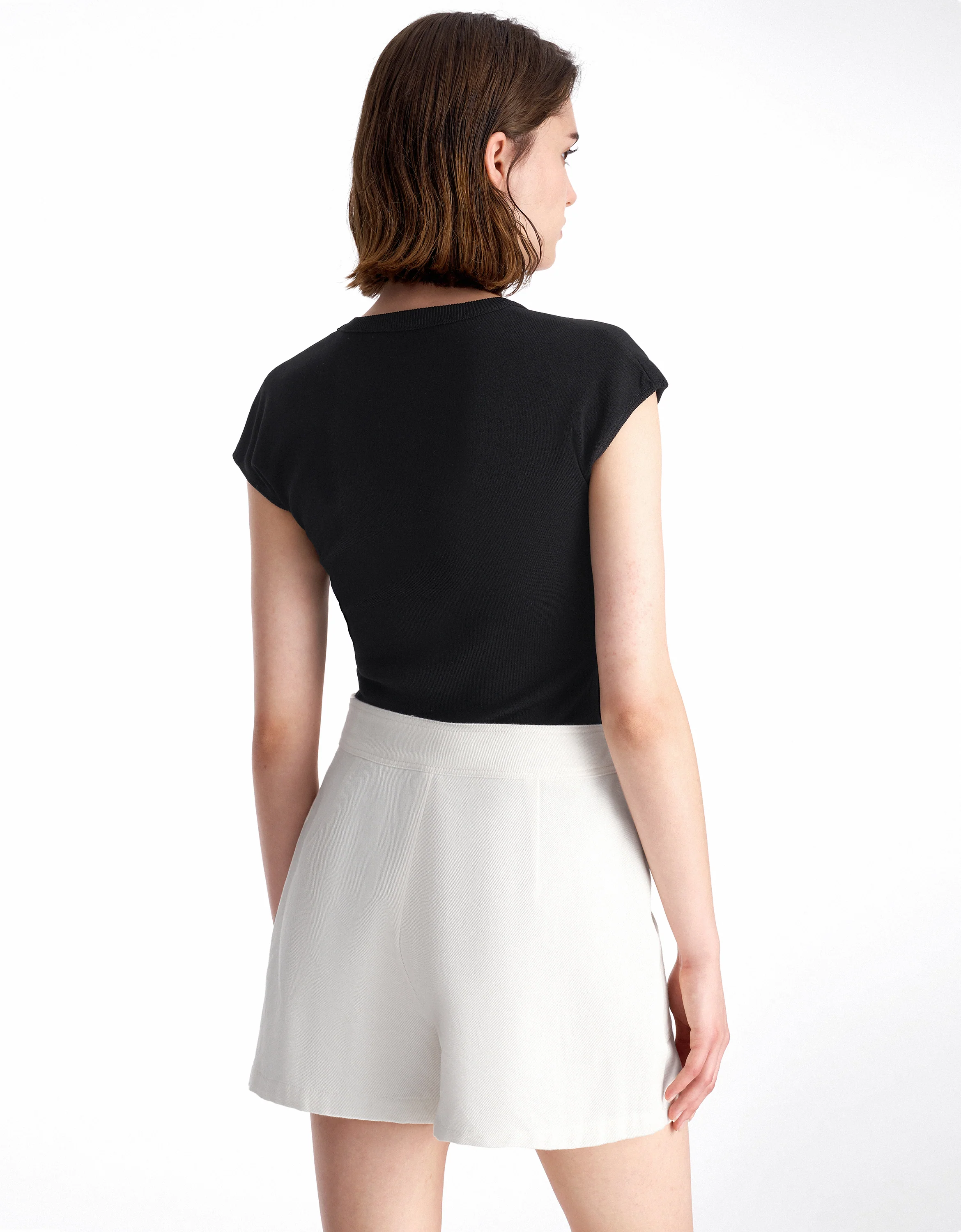 Scoop Neck Cap Sleeve Top - Image 8