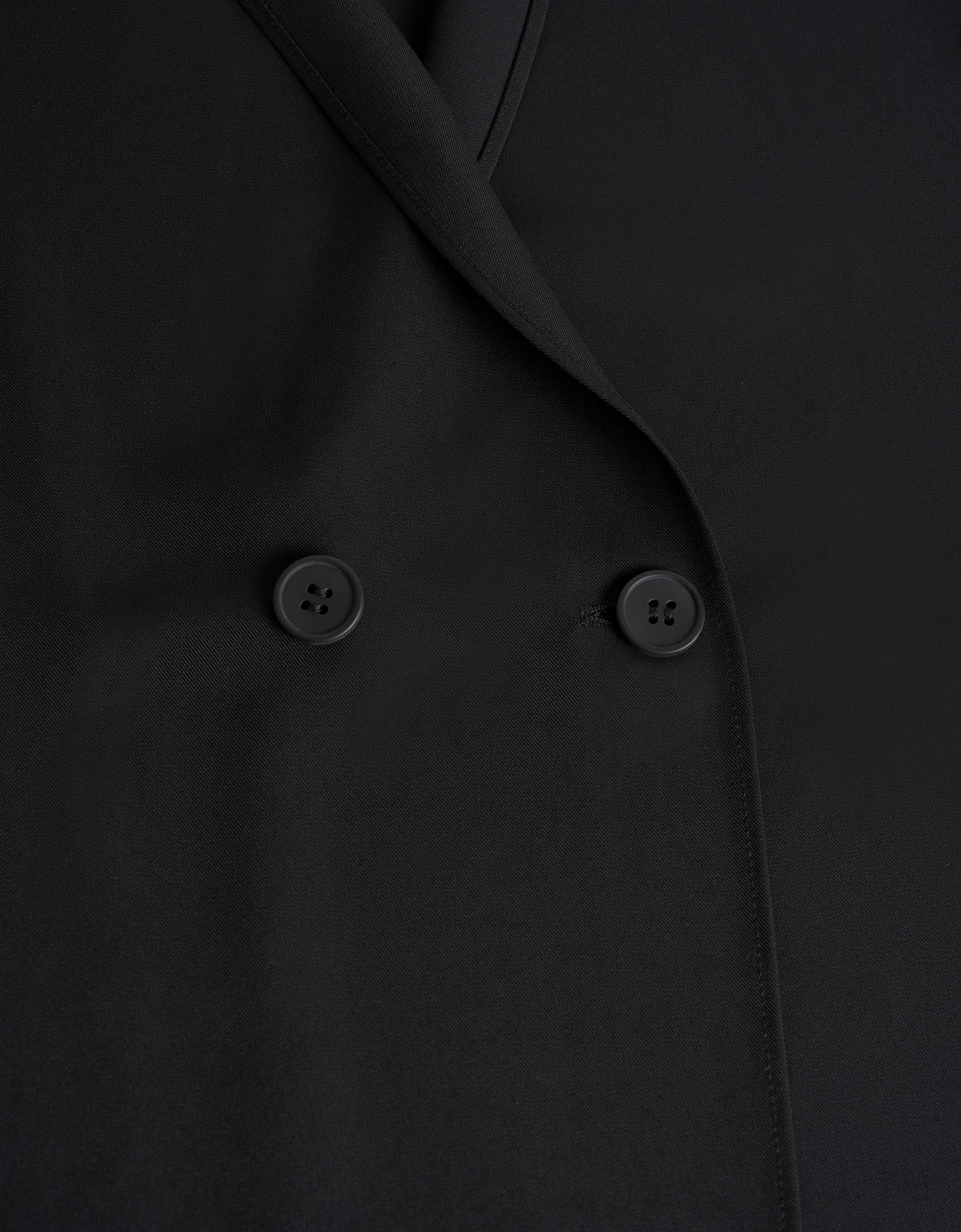 Shawl Collar Double-breasted Sleeveless Top - Image 6