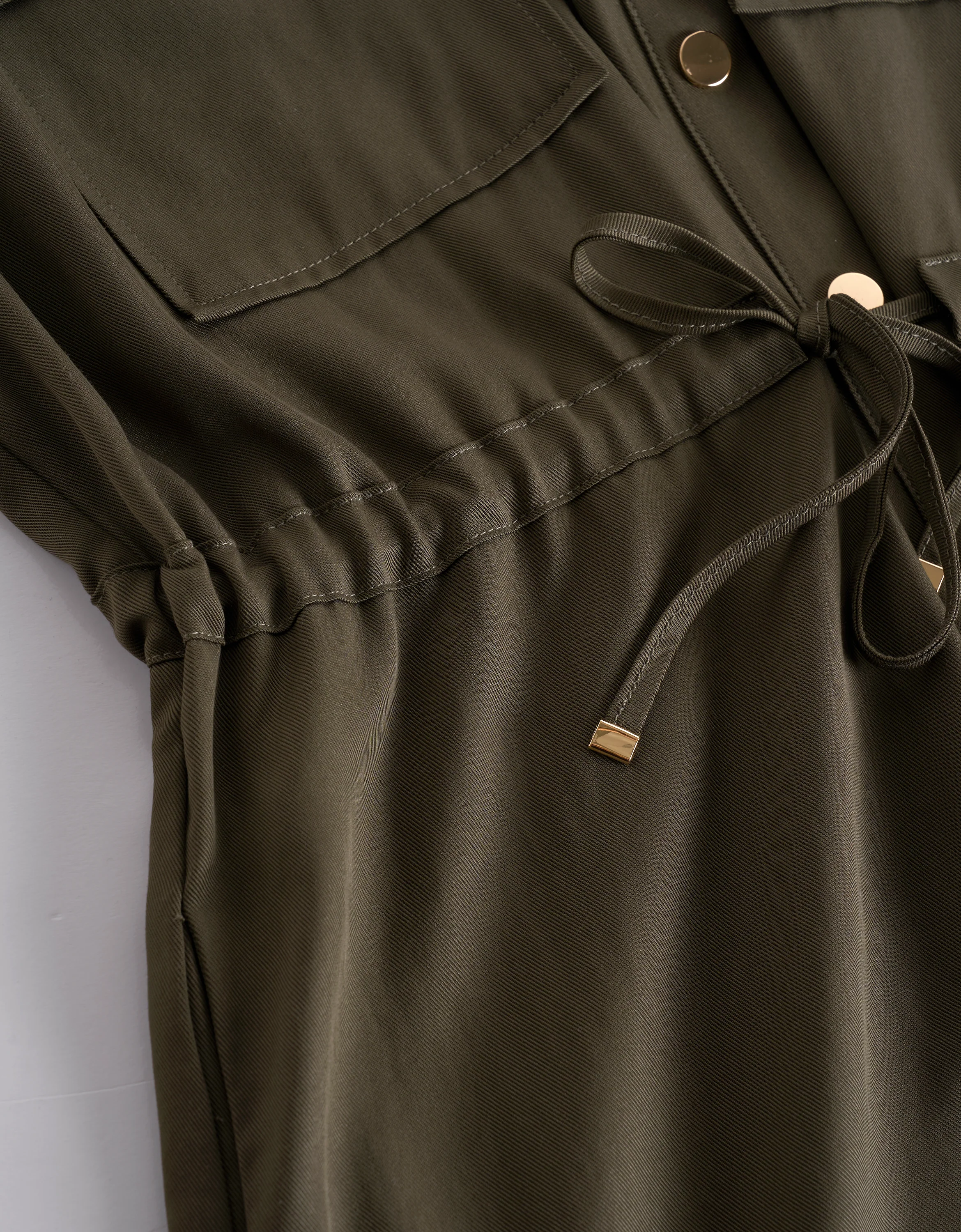 Short Sleeve Collared Romper - Image 6