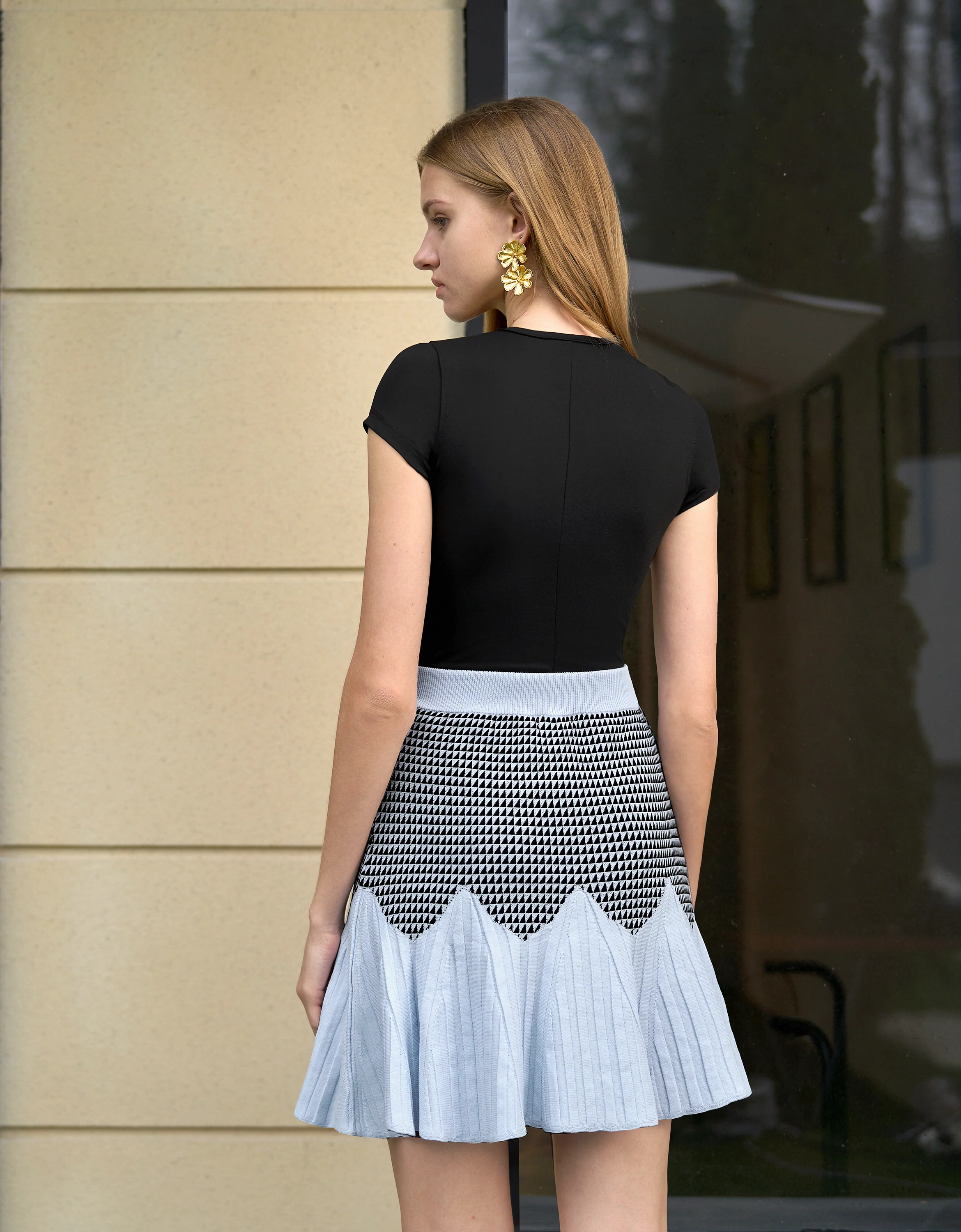 Short Sleeve Knit Top - Image 3
