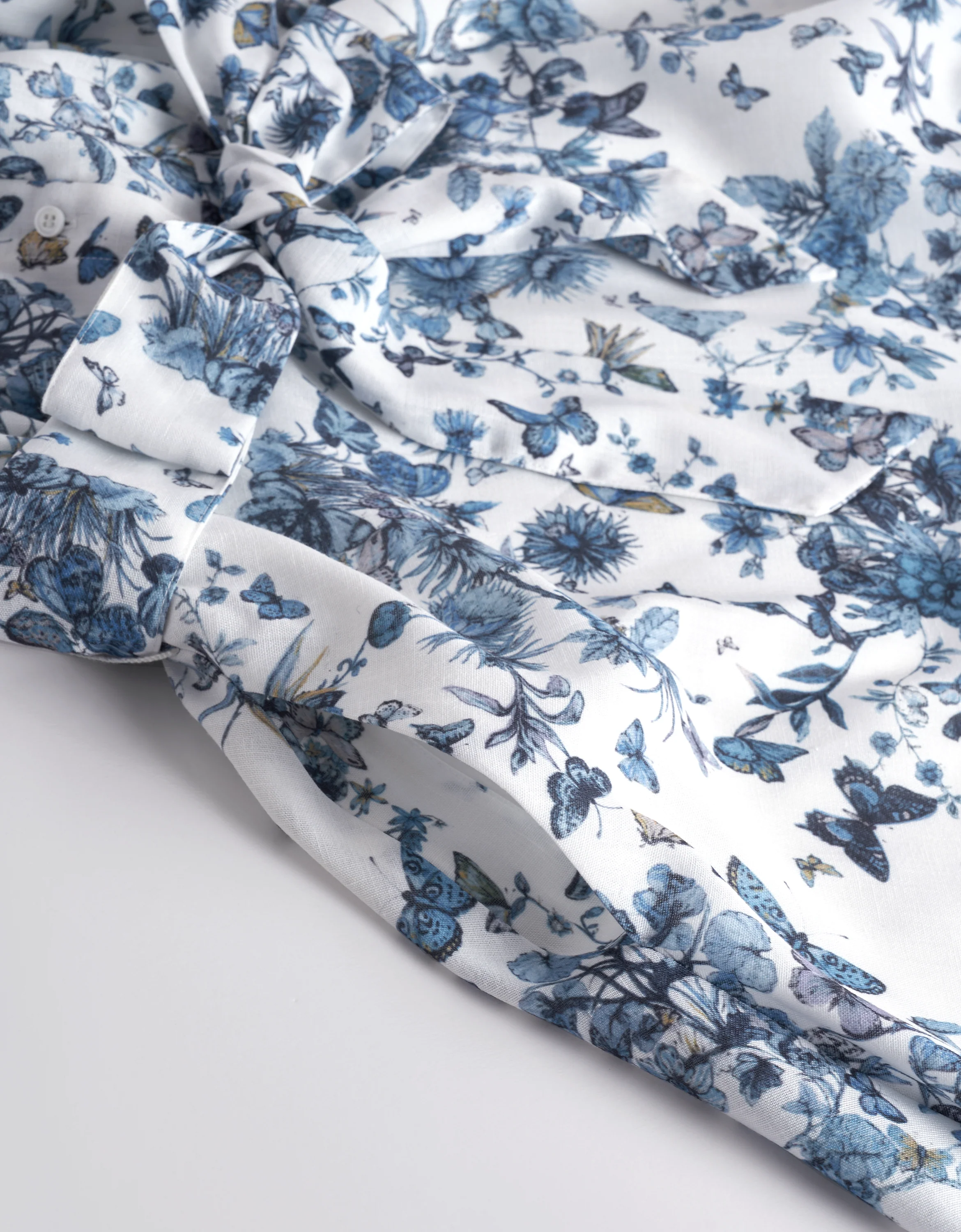 Short Sleeve Printed Midi Shirt Dress - Image 8