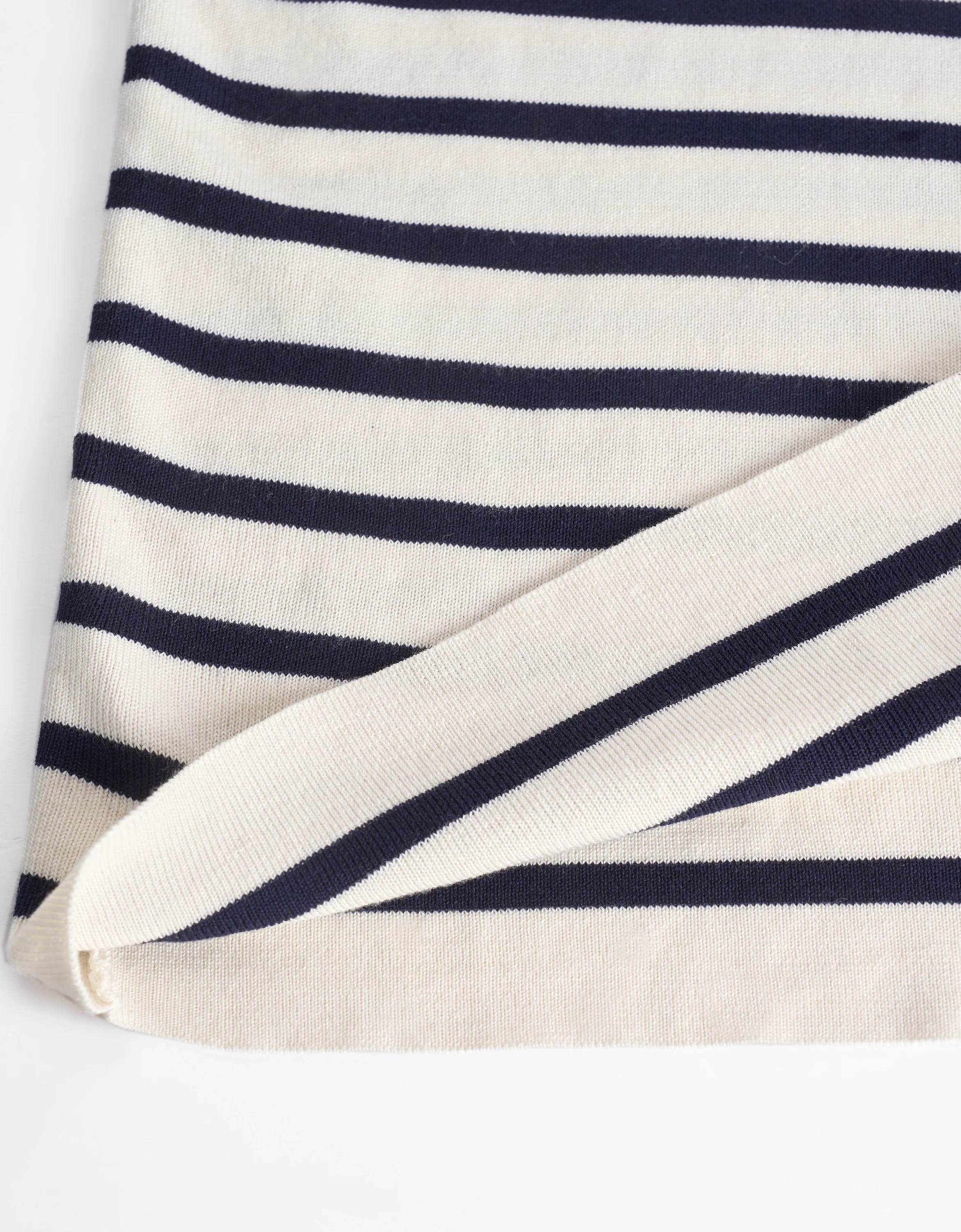 Short Sleeve Stripe Wool Top - Image 8