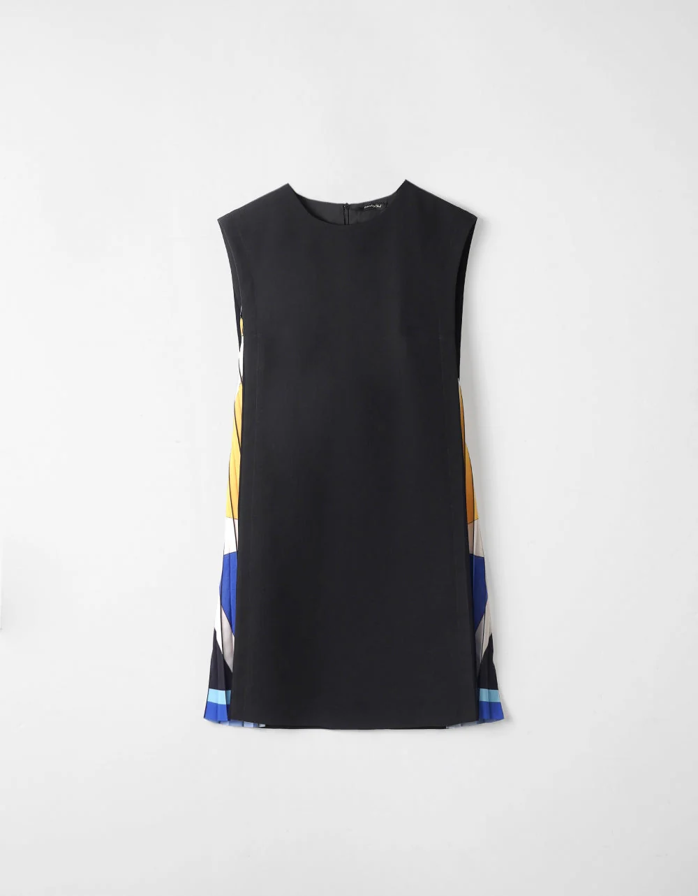 Side Printed Pleated Shift Dress - Image 33
