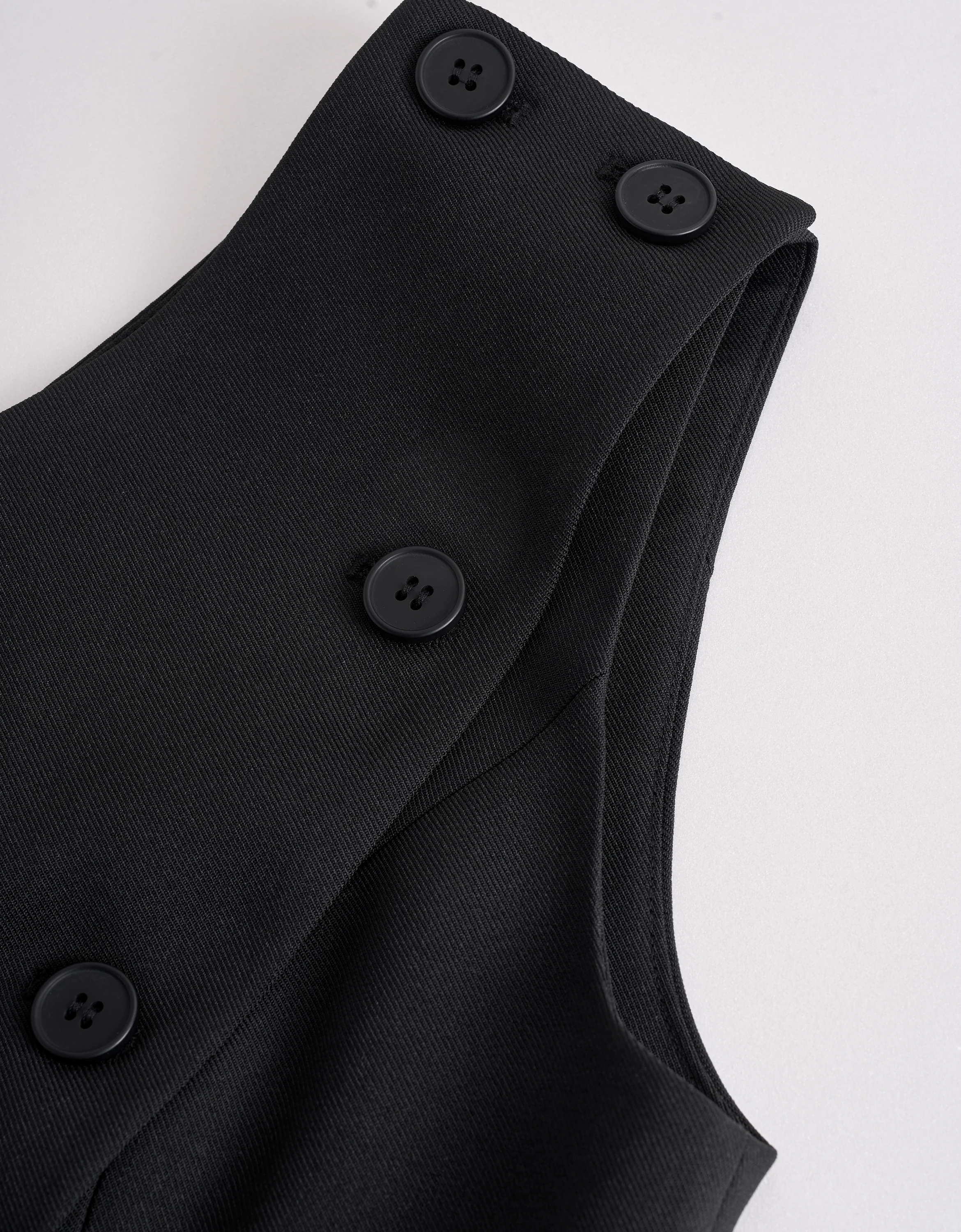 Single-breasted Asymmetric Off Shoulder Top - Image 6