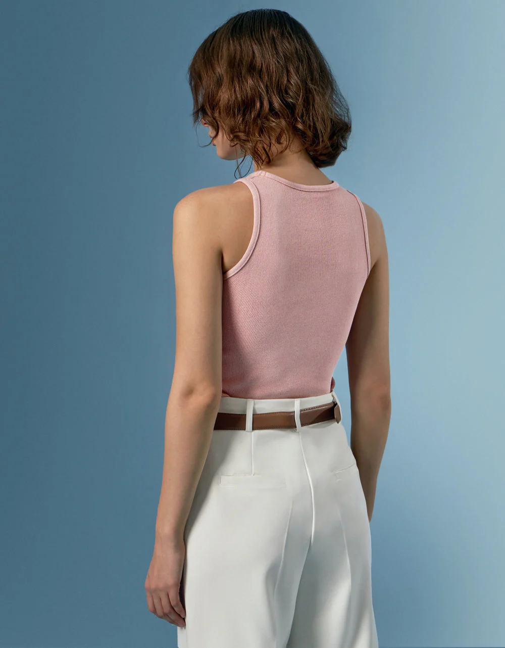 Sleeveless Crop Top - Image 3