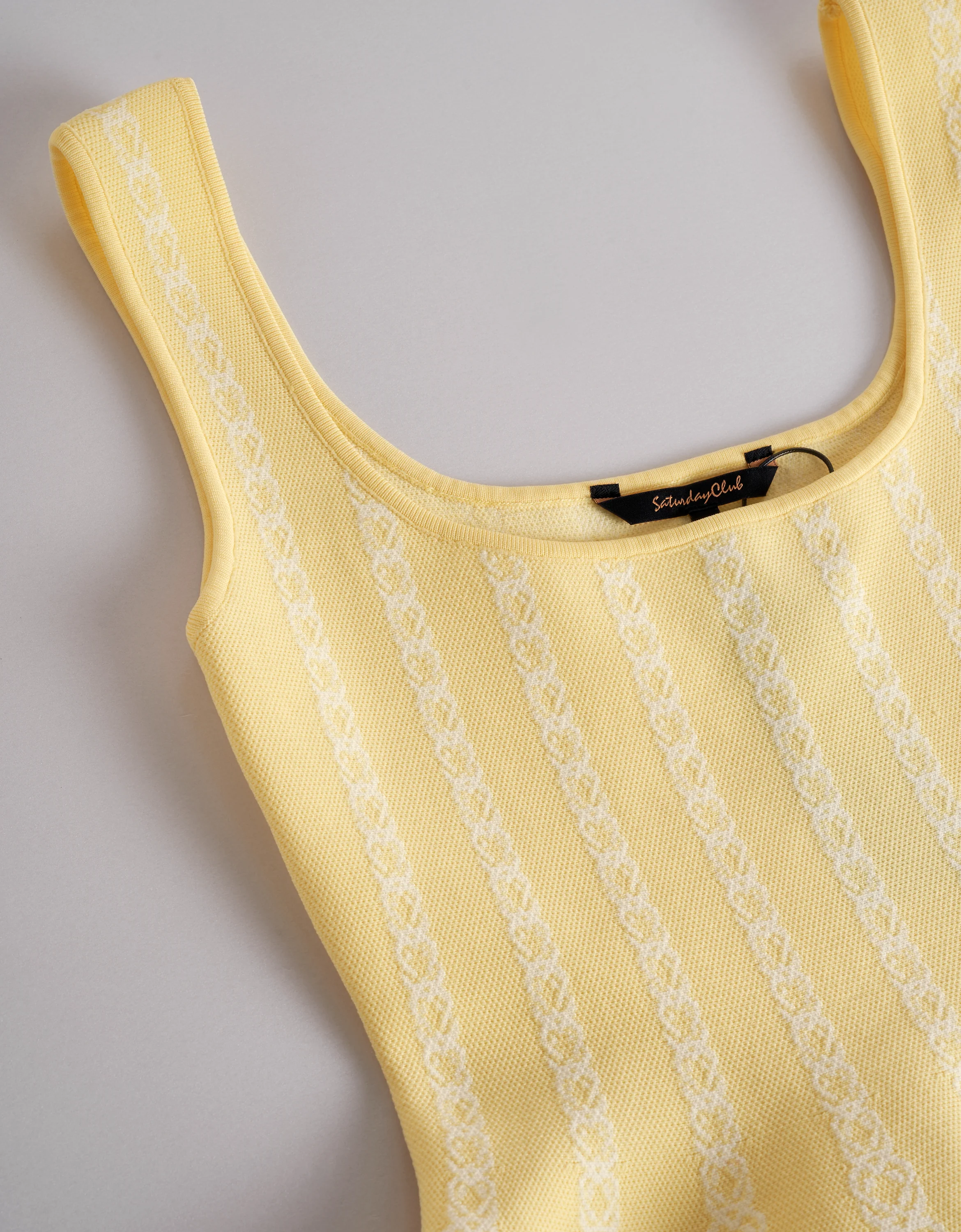 Sleeveless Knitted A-line Dress - Image 5