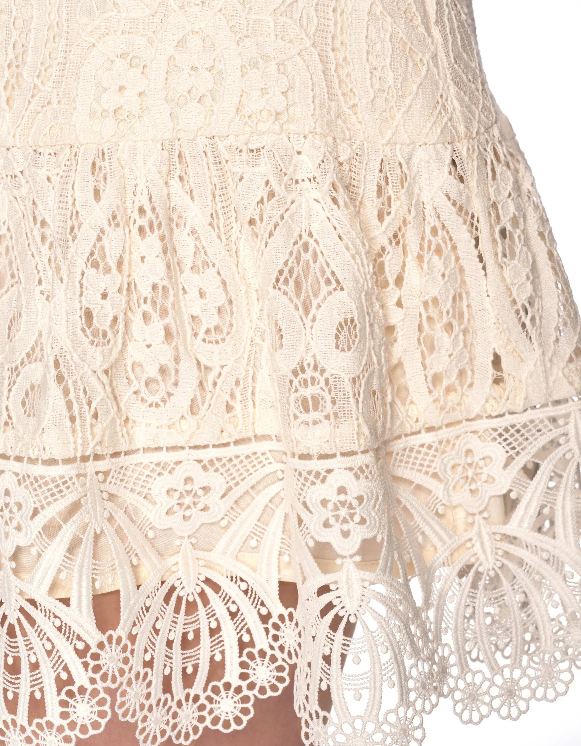 Sleeveless Lace Dress - Image 4