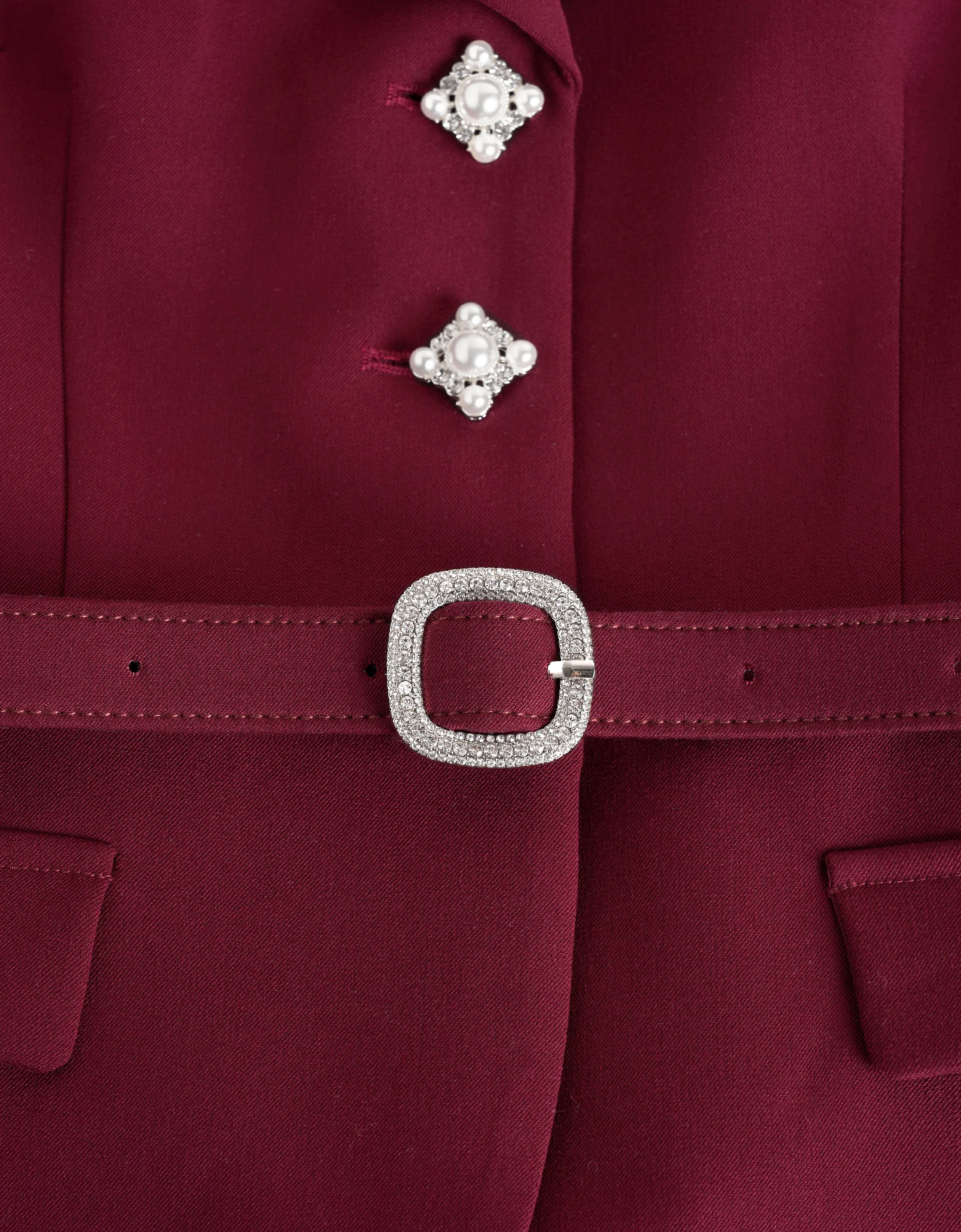 Sleeveless Pleated Suit Dress - Image 6