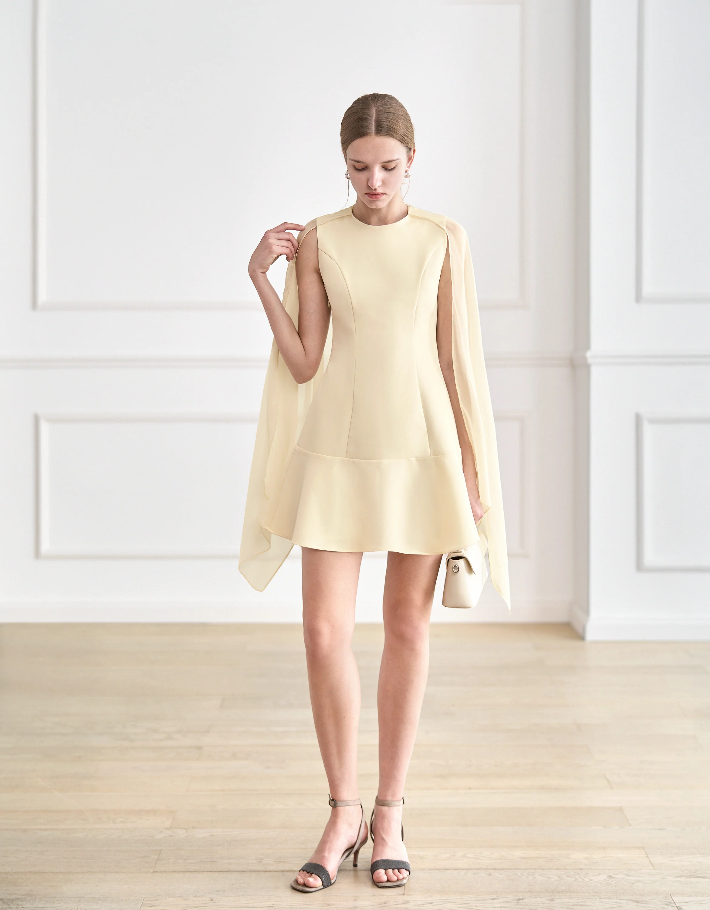 Sleeveless Tulle Two-way Dress - Image 21